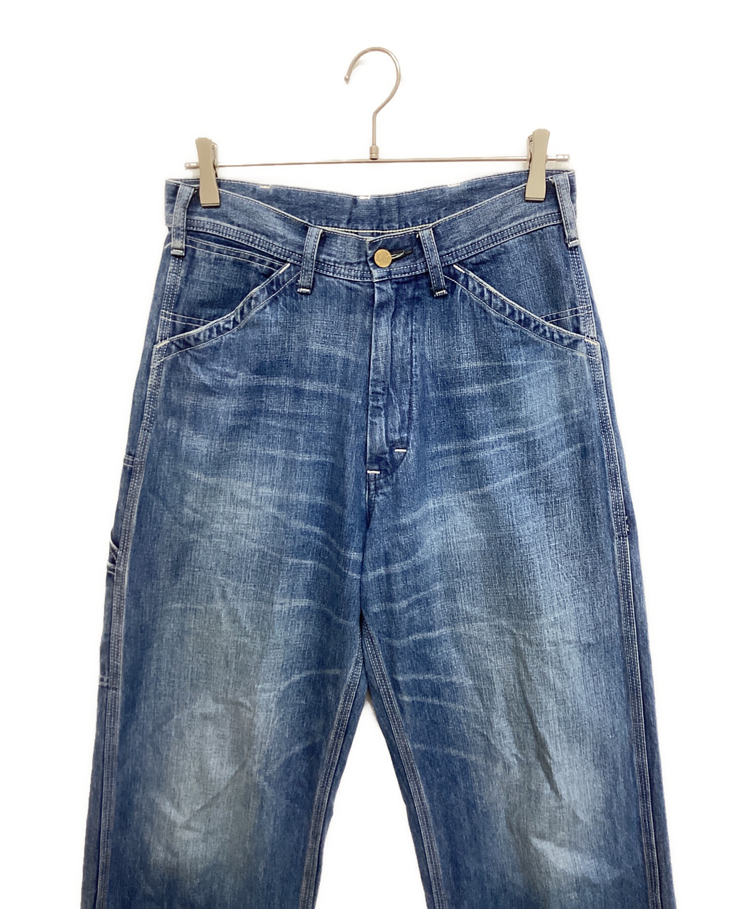 中古・古着通販】LEE (リー) DUNGAREES ワイドペインターパンツ ブルー