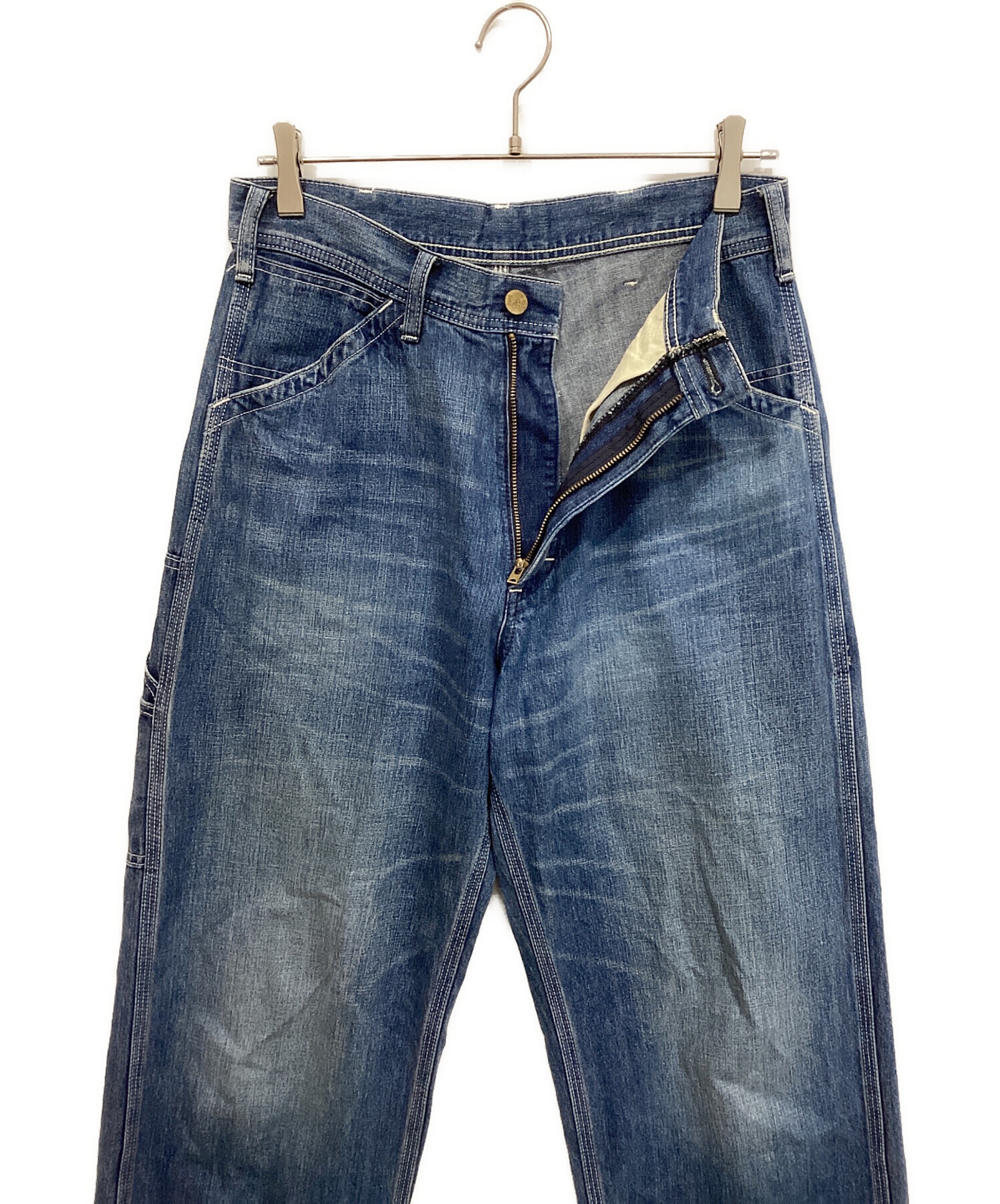 中古・古着通販】LEE (リー) DUNGAREES ワイドペインターパンツ ブルー