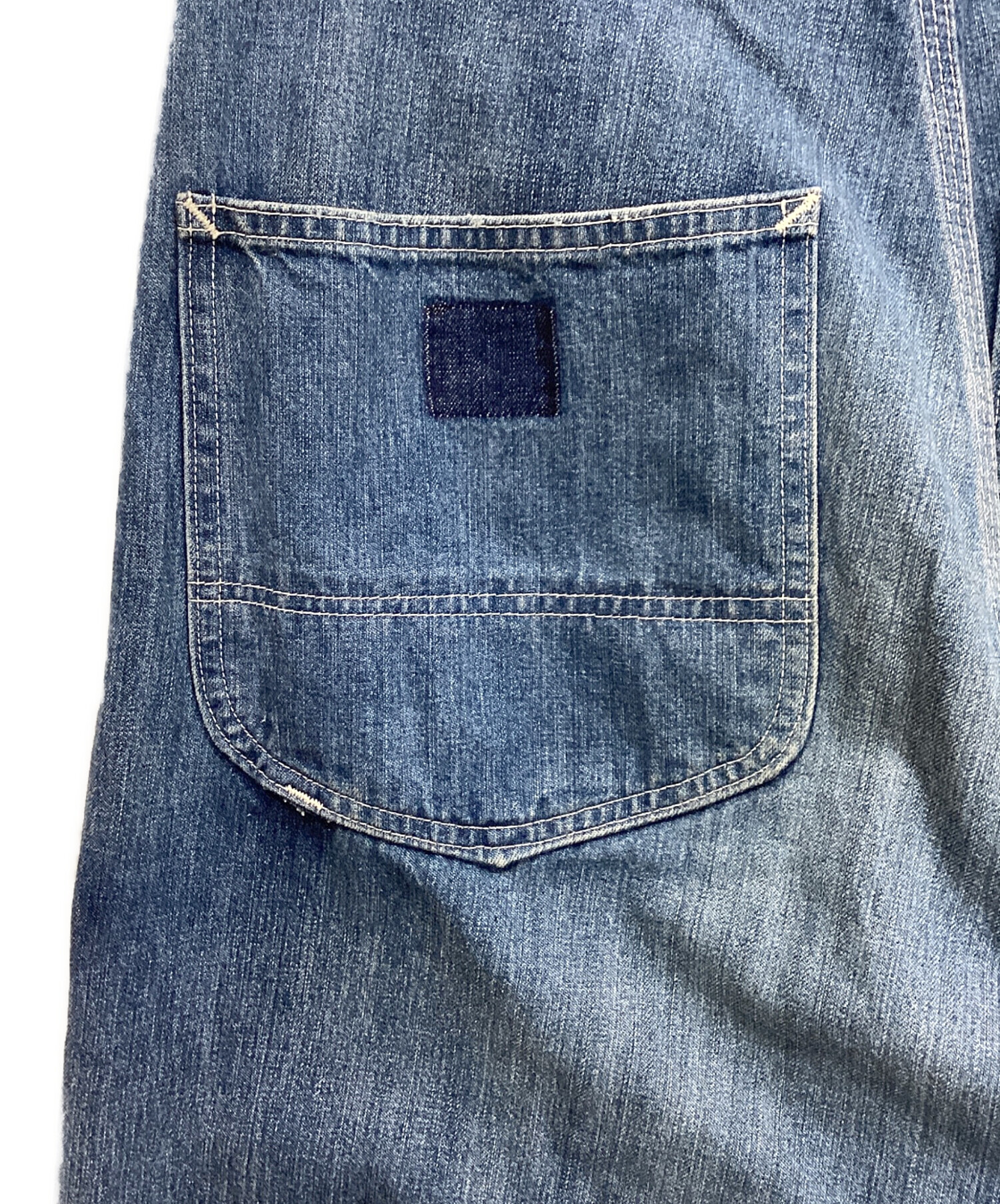 中古・古着通販】LEE (リー) DUNGAREES ワイドペインターパンツ ブルー