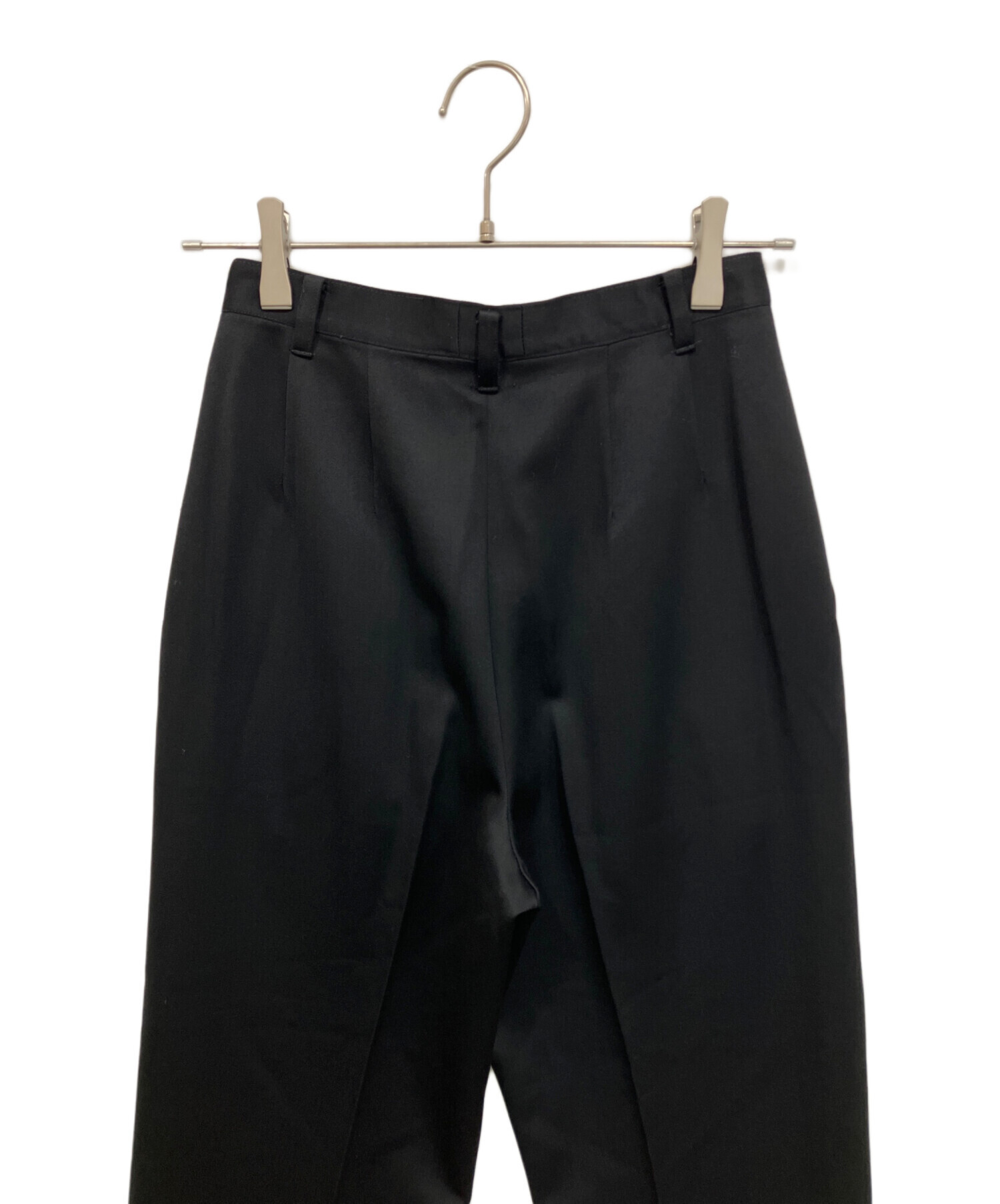 中古・古着通販】ISSEY MIYAKE (イッセイミヤケ) スラックス ブラック