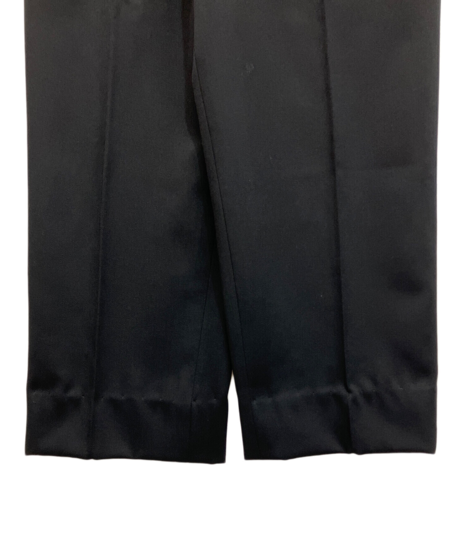 中古・古着通販】ISSEY MIYAKE (イッセイミヤケ) スラックス ブラック