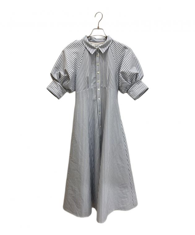 中古・古着通販】HER LIP TO (ハーリップトゥ) Volume Sleeve Stripe
