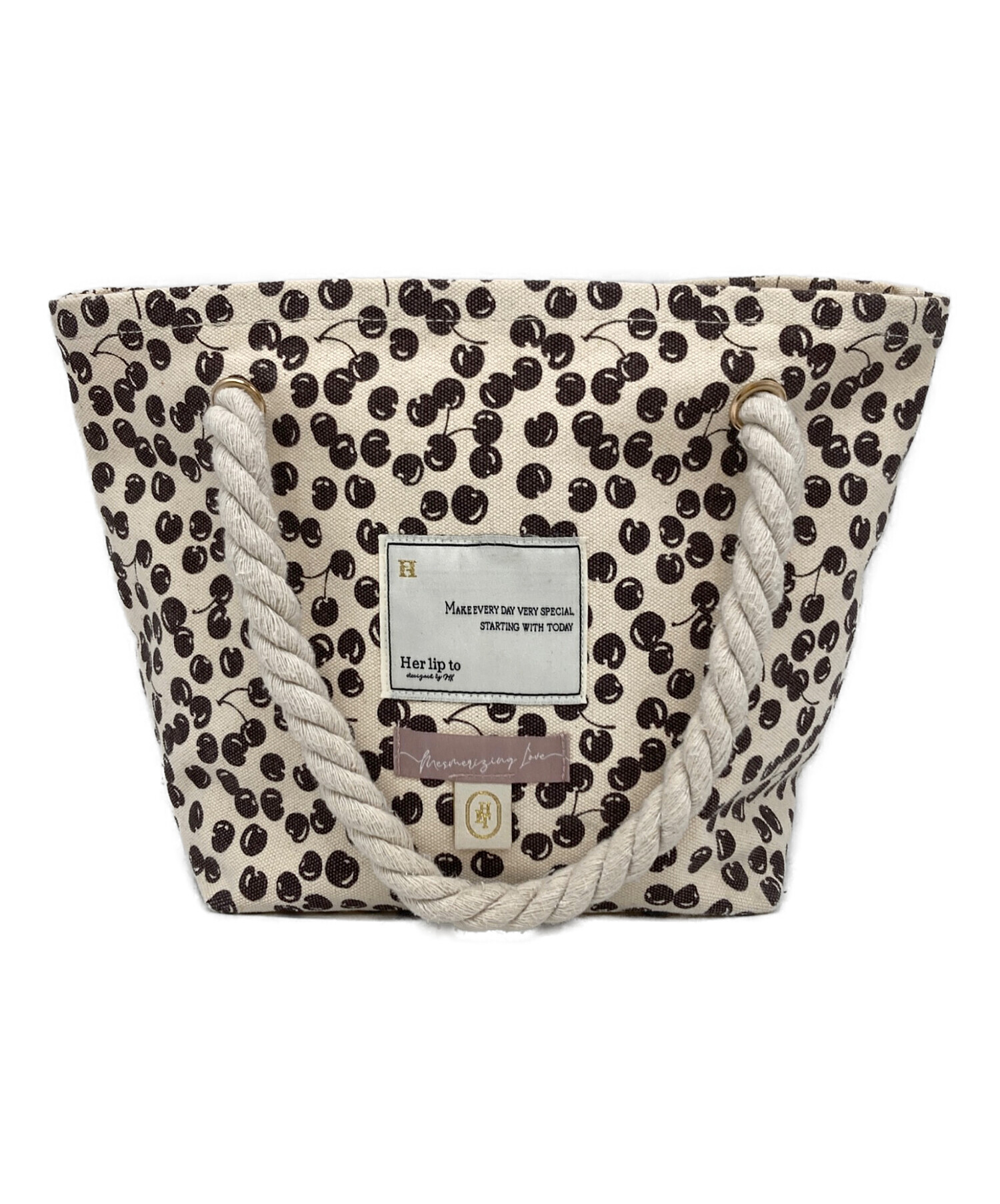 herlipto cherry tote bag ハーリップトゥ チェリートート