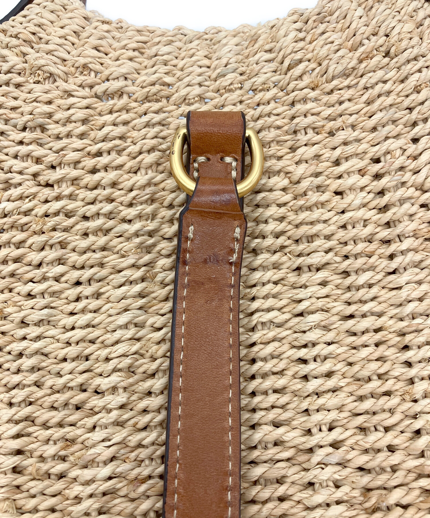 良品 RALPH LAUREN ラルフローレン コンチョ ウエスタン カゴバッグ ブラウン×ベージュ レディース 古着 中古 USED 中古・古着通販】POLO RALPH LAUREN (ポロ・ラルフローレン) POLO ID