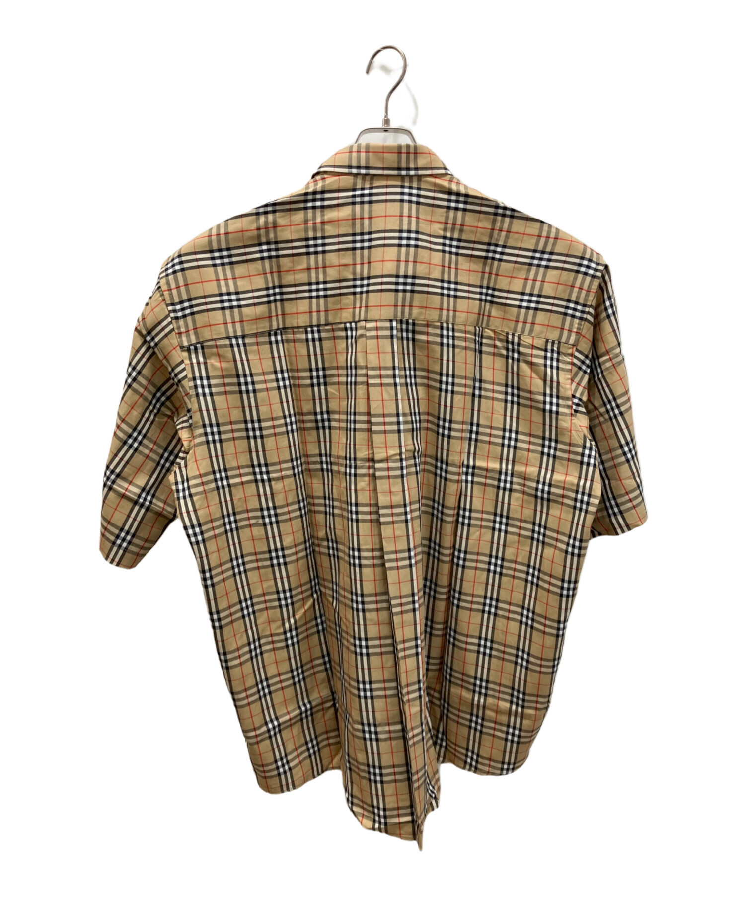 バーバリーメガブラウス ベージュノバチェック 半袖 大きいサイズ 中古・古着通販】Burberry's (バーバリー) ノヴァチェックシャツ