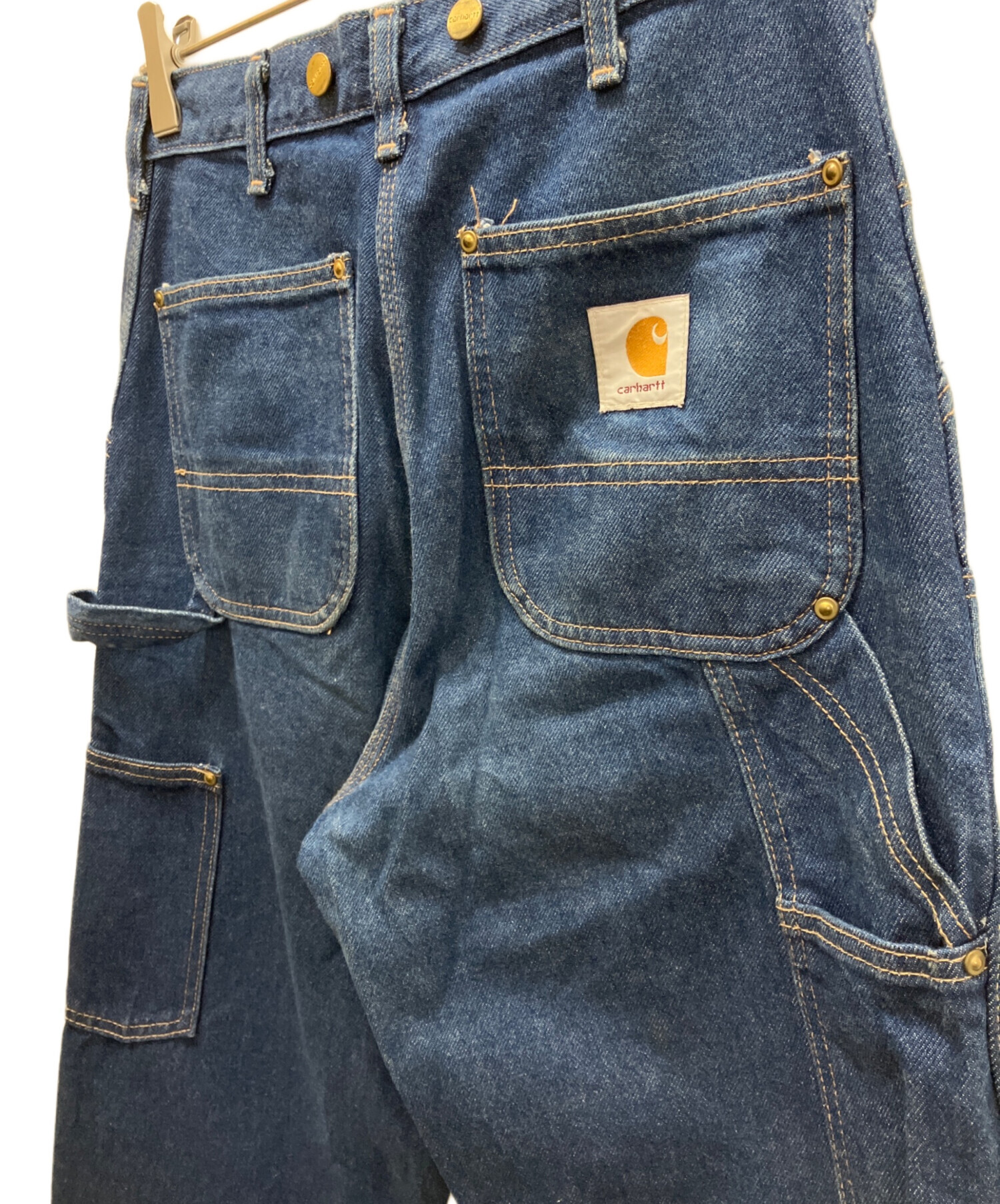 カーハート　インディゴ　デニム 中古・古着通販】CarHartt (カーハート) ダブルニーペインターデニム