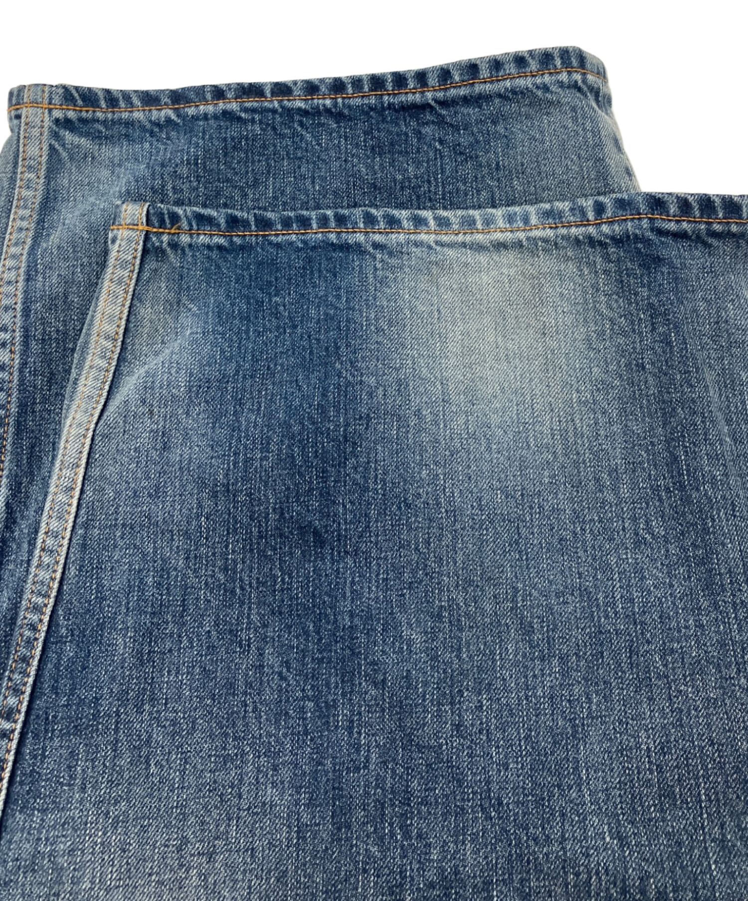 中古・古着通販】ANCELLM (アンセルム) AGING WIDE 5P DENIM PANTS
