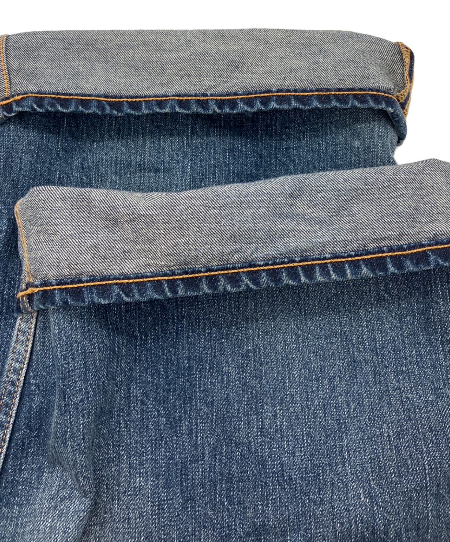 ANCELLMデニムPT アンセルムサイズ2新品未使用インディゴ 中古・古着通販】ANCELLM (アンセルム) AGING WIDE 5P DENIM PANTS