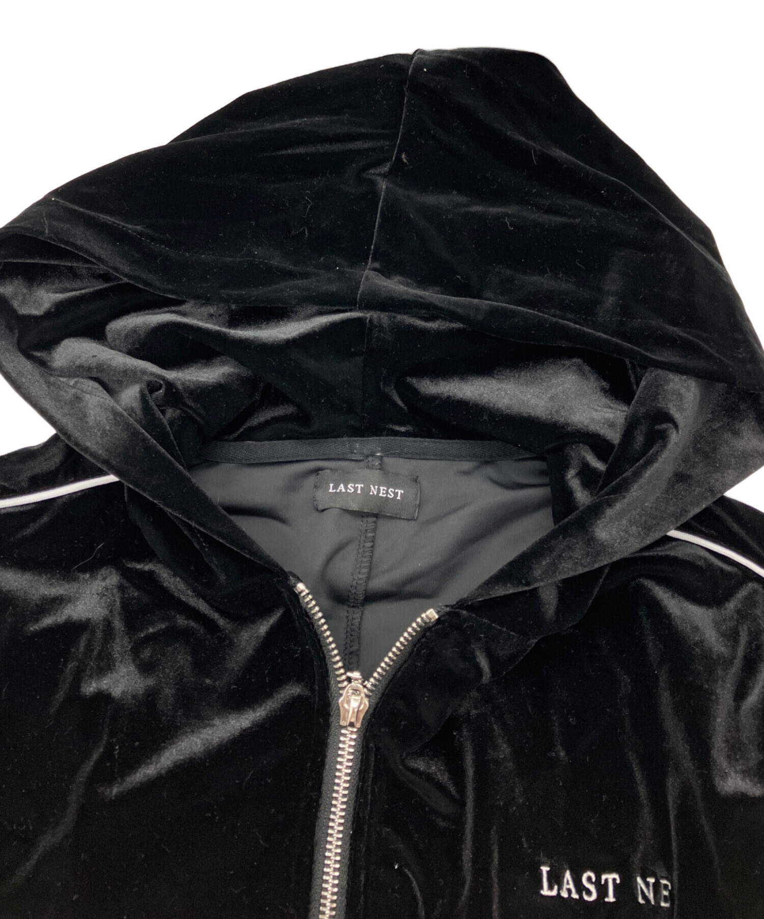 中古・古着通販】last nest (ラストネスト) Velvet Track Hoodie