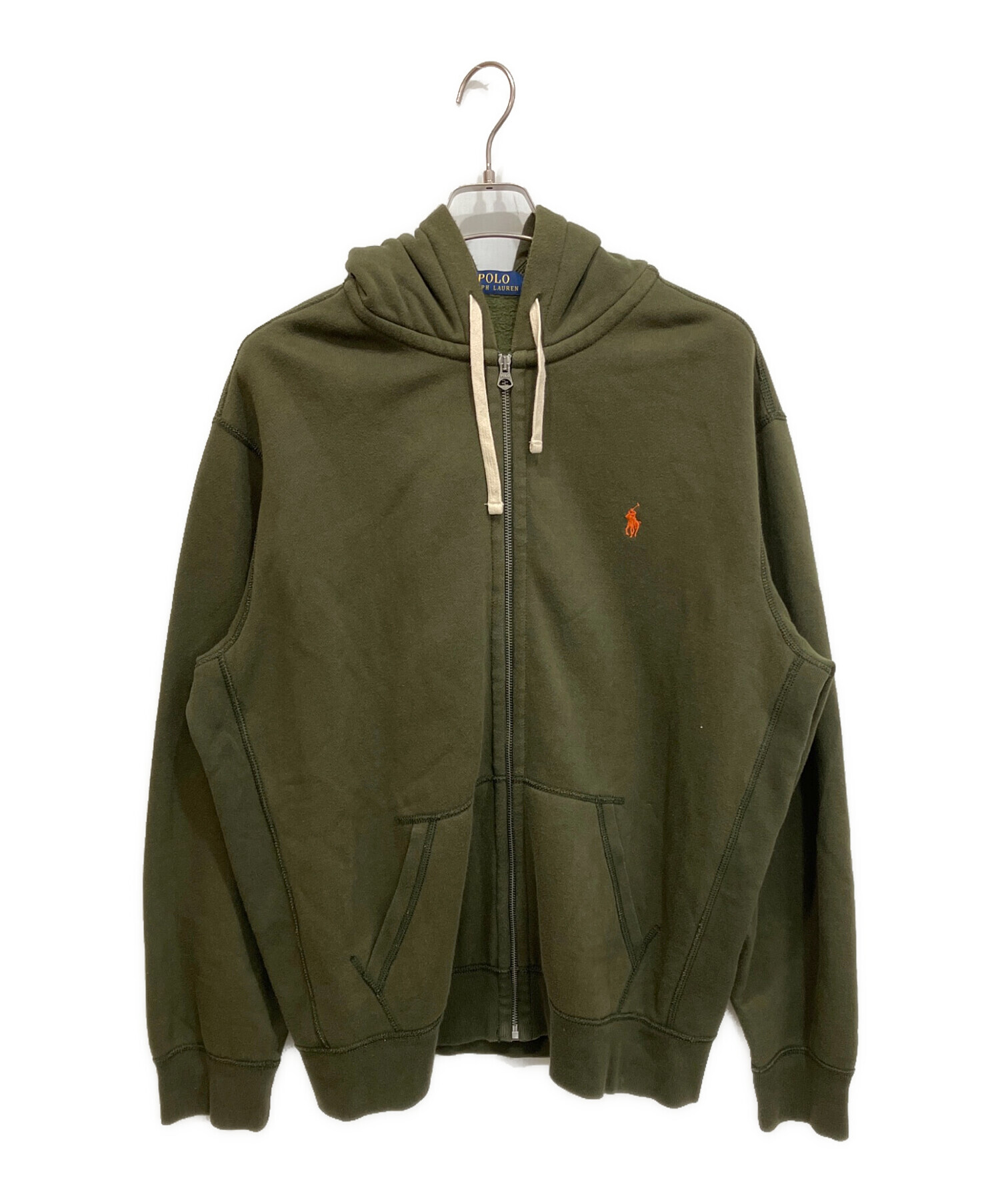 ラルフローレン　パーカー　カーキ 中古・古着通販】POLO RALPH LAUREN (ポロ・ラルフローレン) パーカー