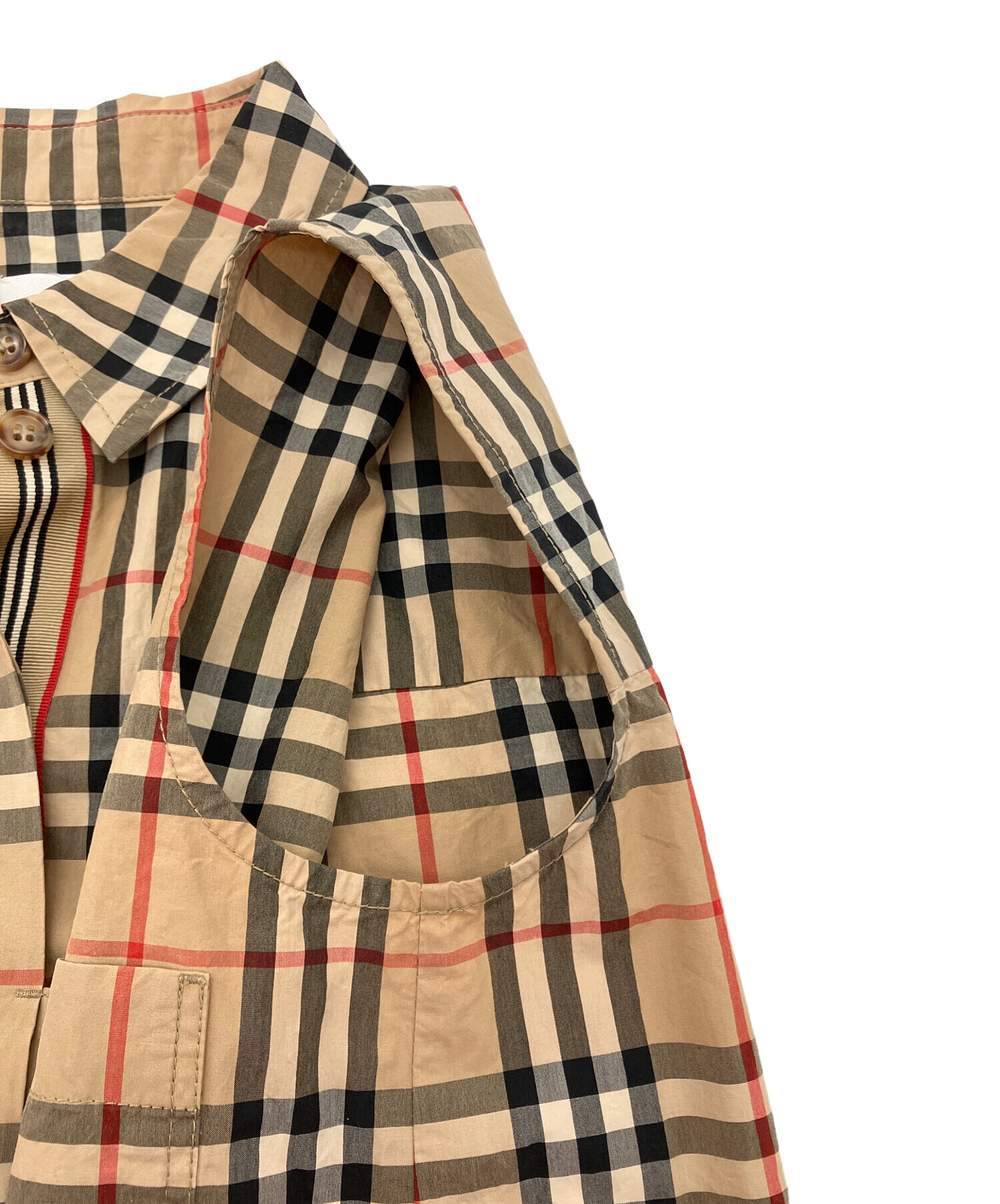 中古・古着通販】BURBERRY (バーバリー) ノバチェック ノースリーブ