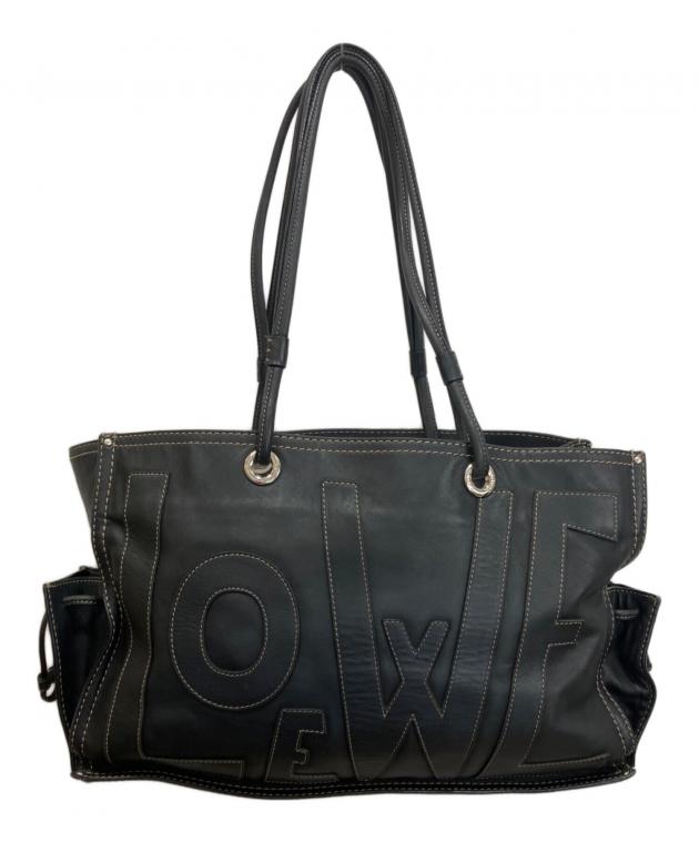 中古・古着通販】LOEWE (ロエベ) アナグラム ショッパー レザートート