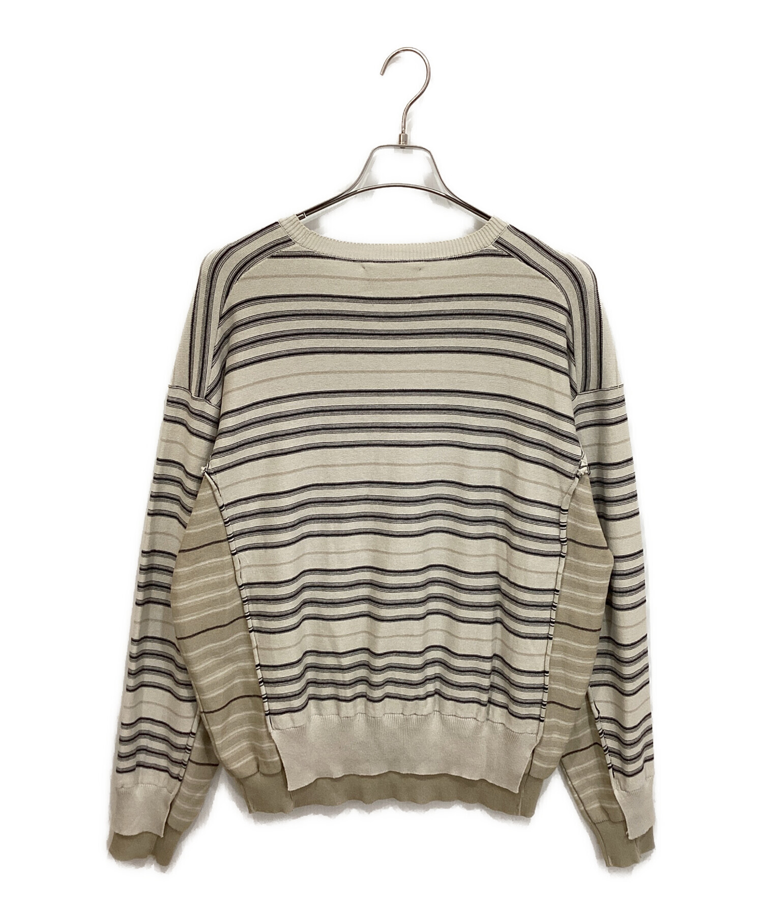 中古・古着通販】YOKE (ヨーク) BORDER CONNECTING CREWNECK ニット