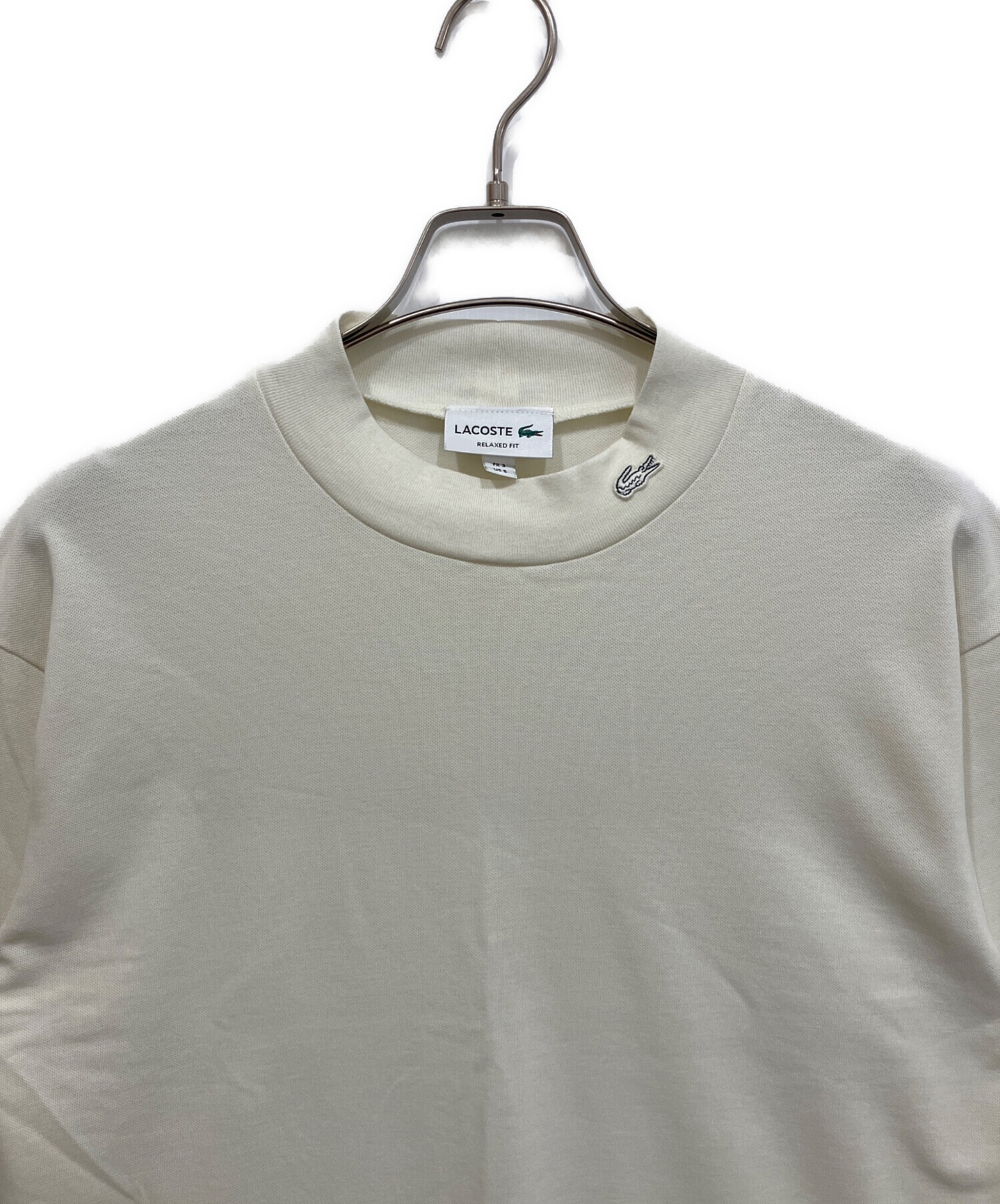 中古・古着通販】LACOSTE (ラコステ) 5分袖モックネックサマーニットT 