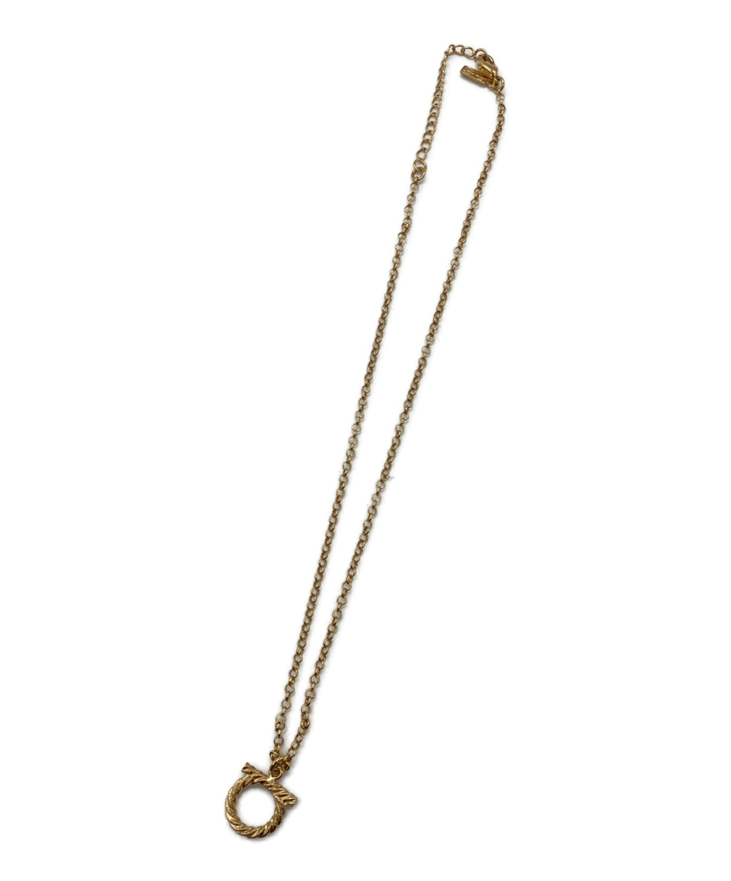 未使用に近い Salvatore Ferragamo ネックレス ガンチーニ 中古・古着通販】Salvatore Ferragamo (サルヴァトーレ フェラガモ