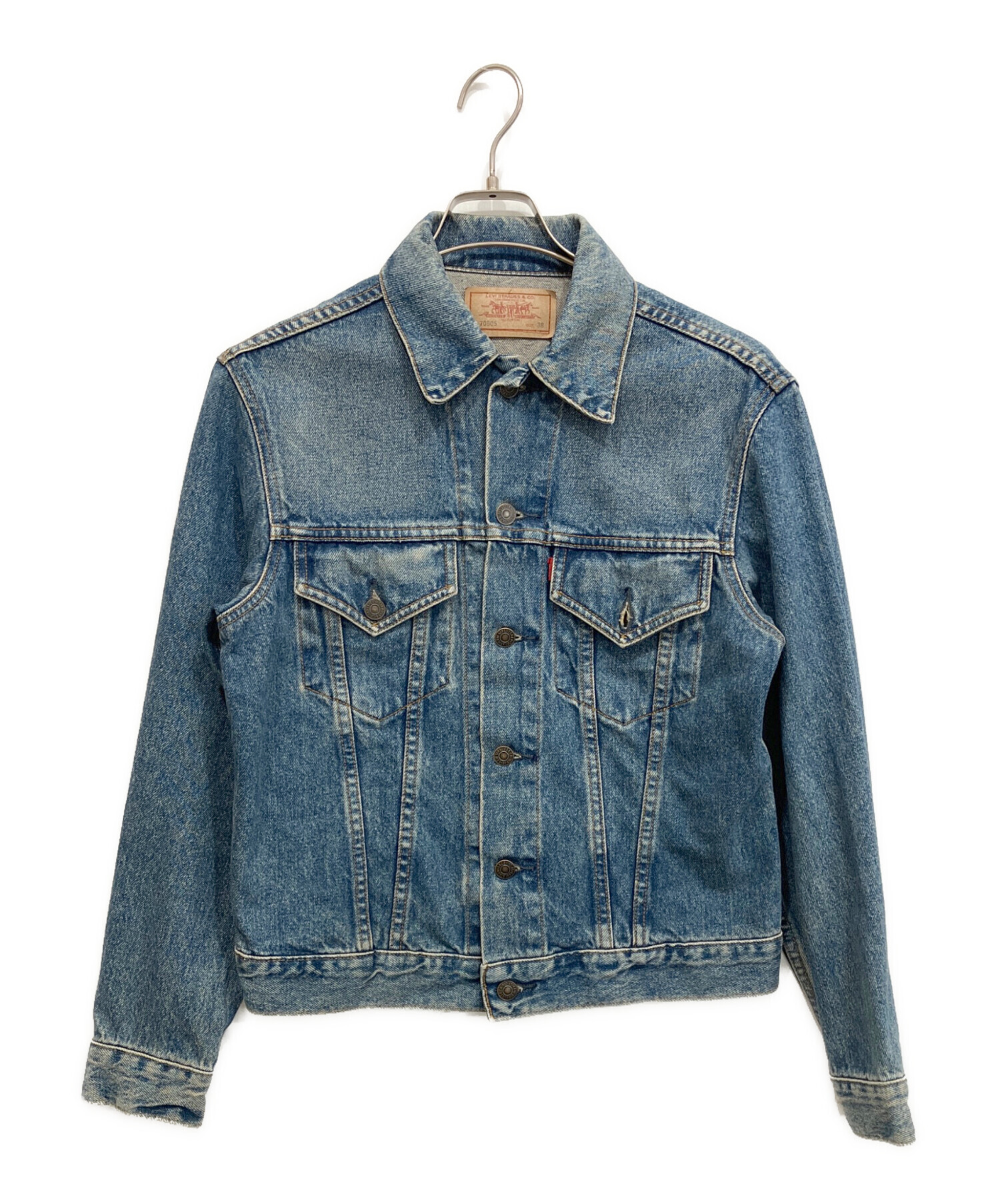 90s リーバイス　70505 ホワイト　デニム　ジャケット　4th　セカンド 中古・古着通販】LEVI'S (リーバイス) 90S 4thデニムジャケット