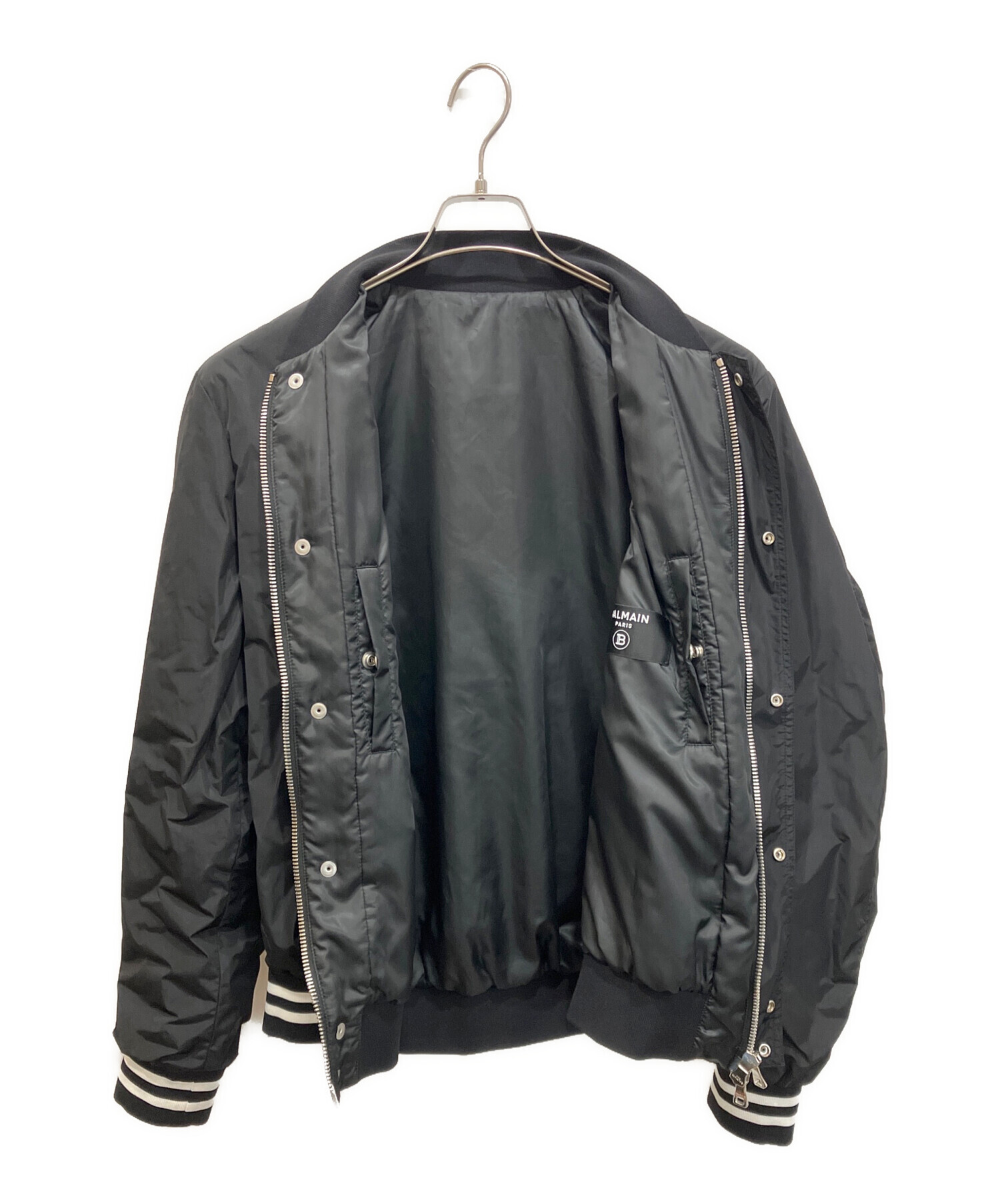 中古・古着通販】BALMAIN (バルマン) BH1 NYLON BOMBER JACKET