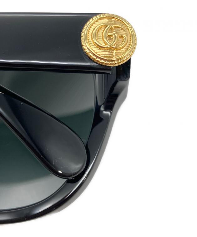 中古・古着通販】GUCCI (グッチ) サングラス ブラック サイズ:55□19