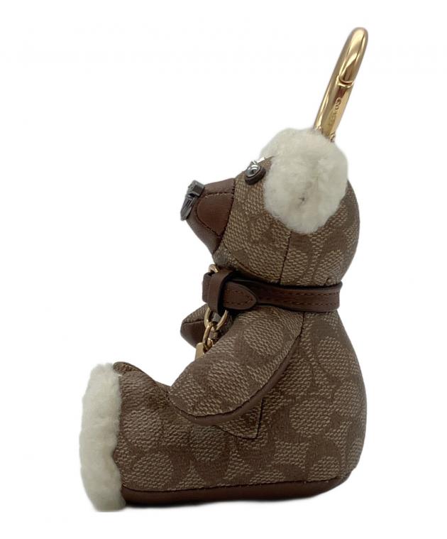 中古・古着通販】COACH (コーチ) シグネチャーテディベアキーホルダー