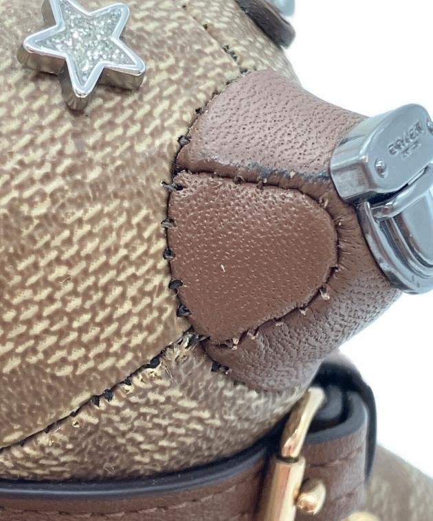 中古・古着通販】COACH (コーチ) シグネチャーテディベアキーホルダー