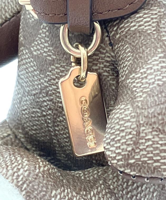 中古・古着通販】COACH (コーチ) シグネチャーテディベアキーホルダー