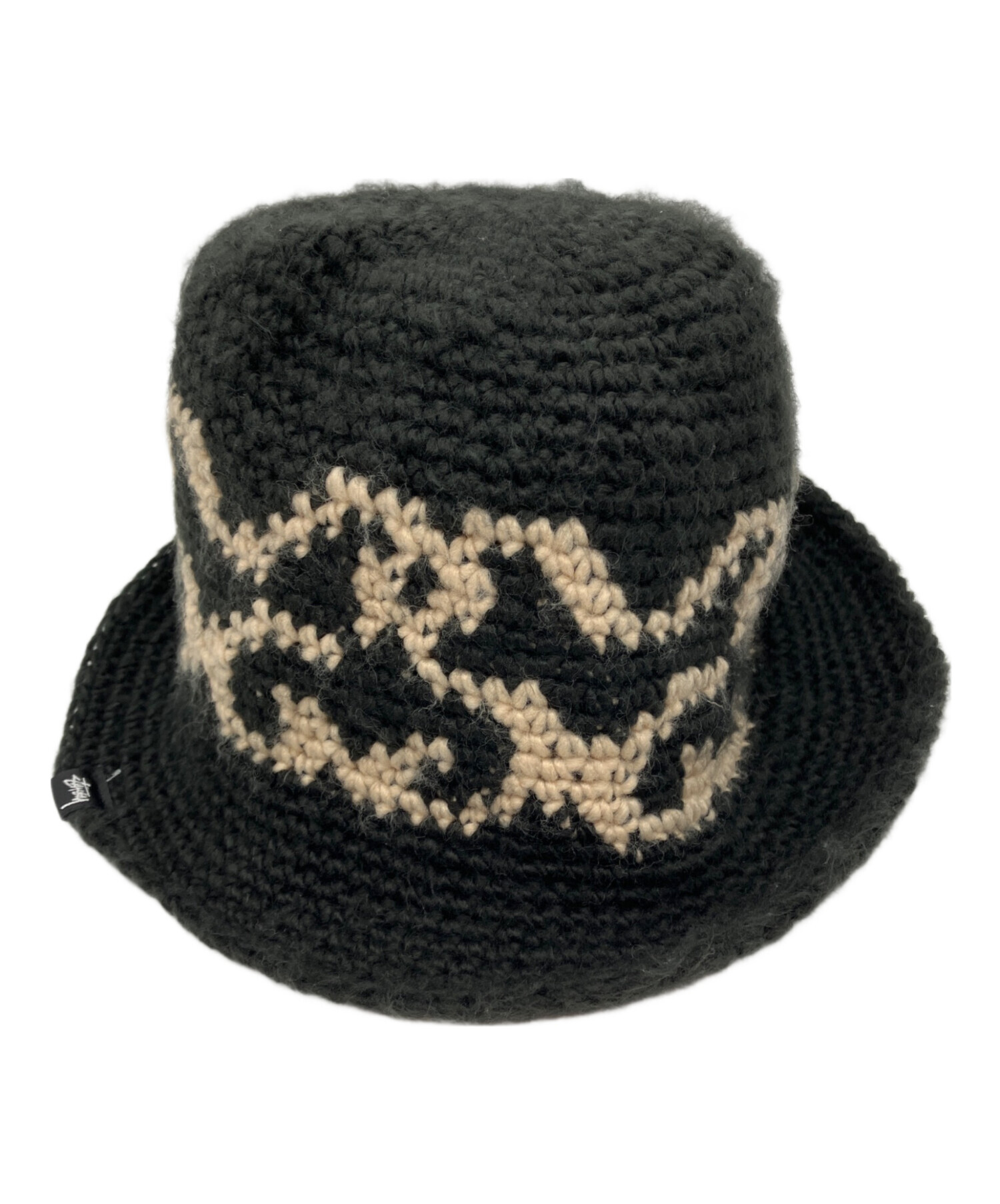 中古・古着通販】stussy (ステューシー) SS Knit Bucket Hat ブラック