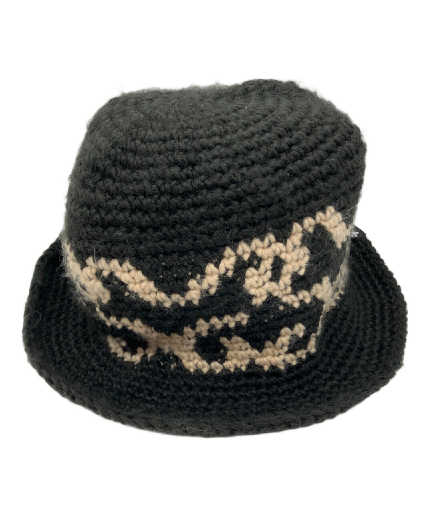 中古・古着通販】stussy (ステューシー) SS Knit Bucket Hat ブラック