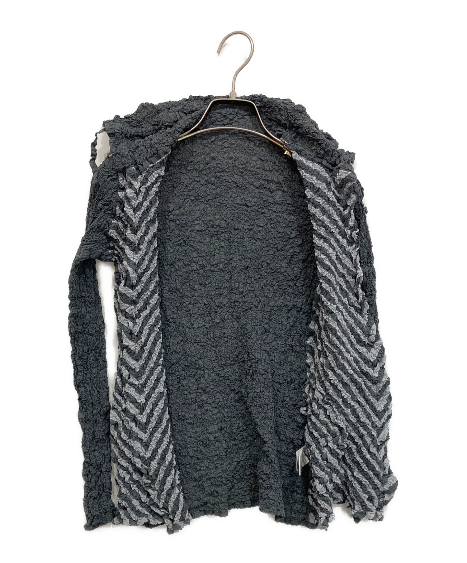 中古・古着通販】me ISSEY MIYAKE (ミーイッセイ ミヤケ) シワ加工長袖