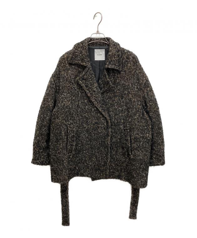 中古・古着通販】CLANE (クラネ) MIX LOOP TWEED BOX COAT ミックス