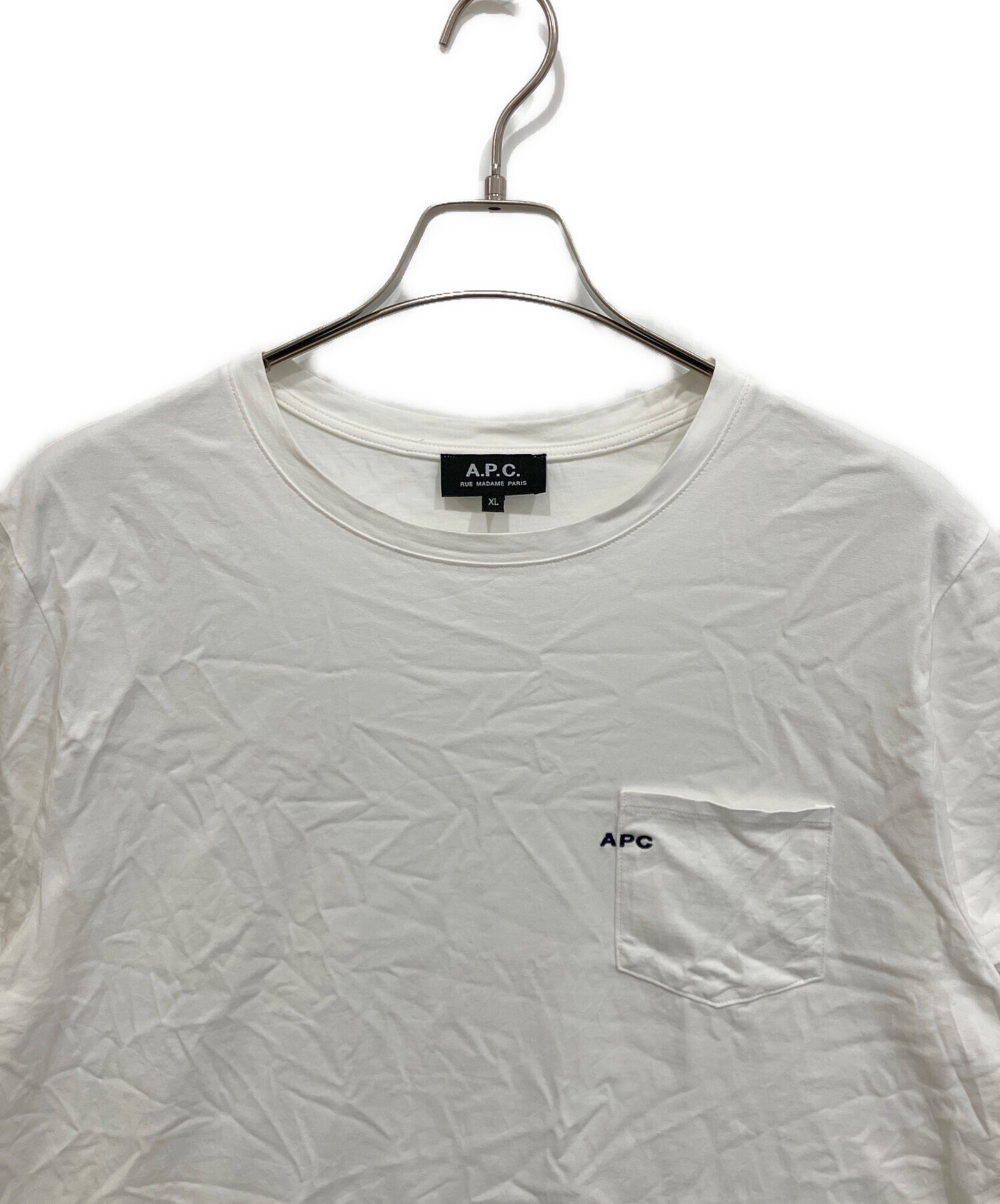 中古・古着通販】A.P.C. (アーペーセー) Tシャツ ホワイト サイズ:XL