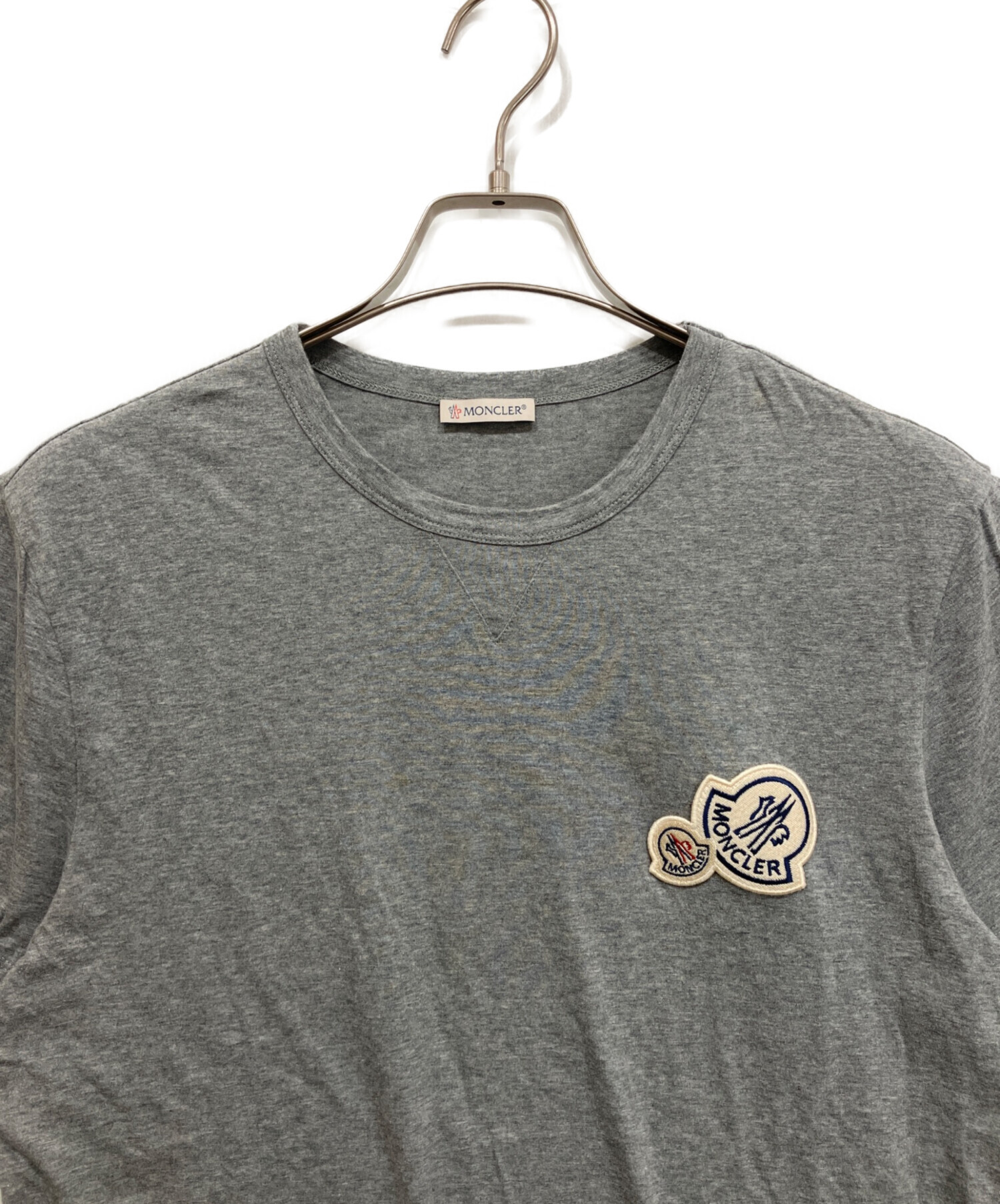 中古・古着通販】MONCLER (モンクレール) MAGLIA T-SHIRT グレー