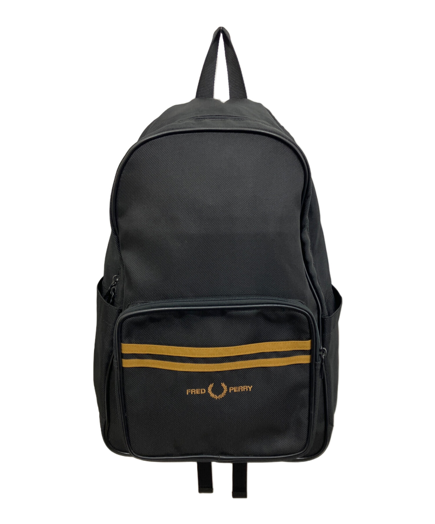 FRED PERRY フレッドペリー バックパック・リュック - 黒 【古着】【中古】 中古・古着通販】FRED PERRY (フレッドペリー) バックパック ブラック