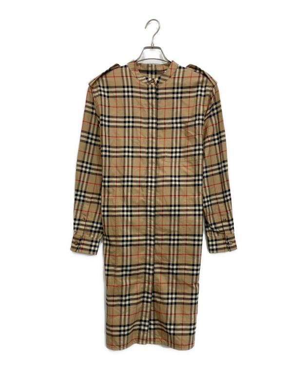 BURBERRY LONDON ノバチェック柄ワンピース 大きいサイズ42 BURBERRY