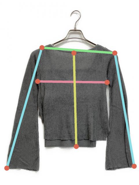 中古・古着通販】AND MARY (アンドマリー) Emma knit flare cardigan