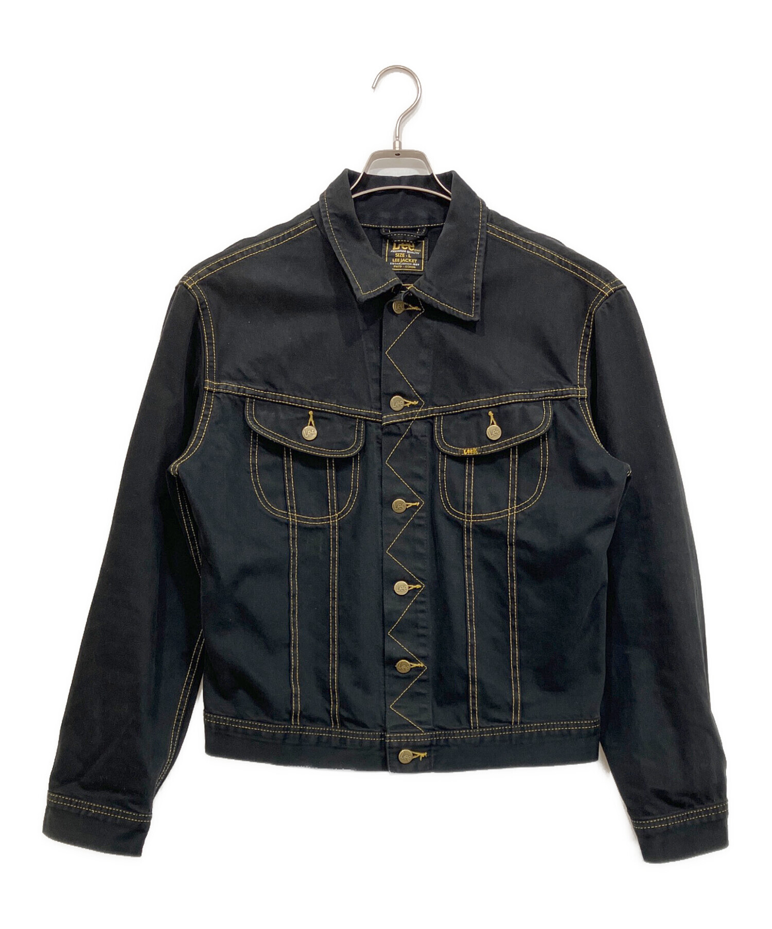 中古・古着通販】LEE (リー) 90S SLIM JACKET ブラックデニム