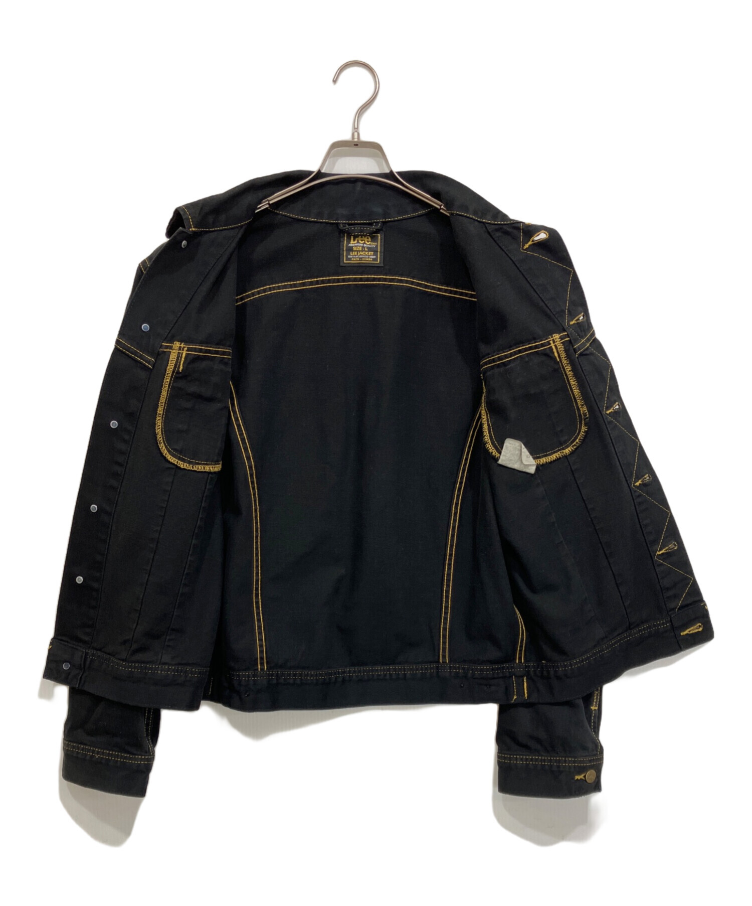 中古・古着通販】LEE (リー) 90S SLIM JACKET ブラックデニム