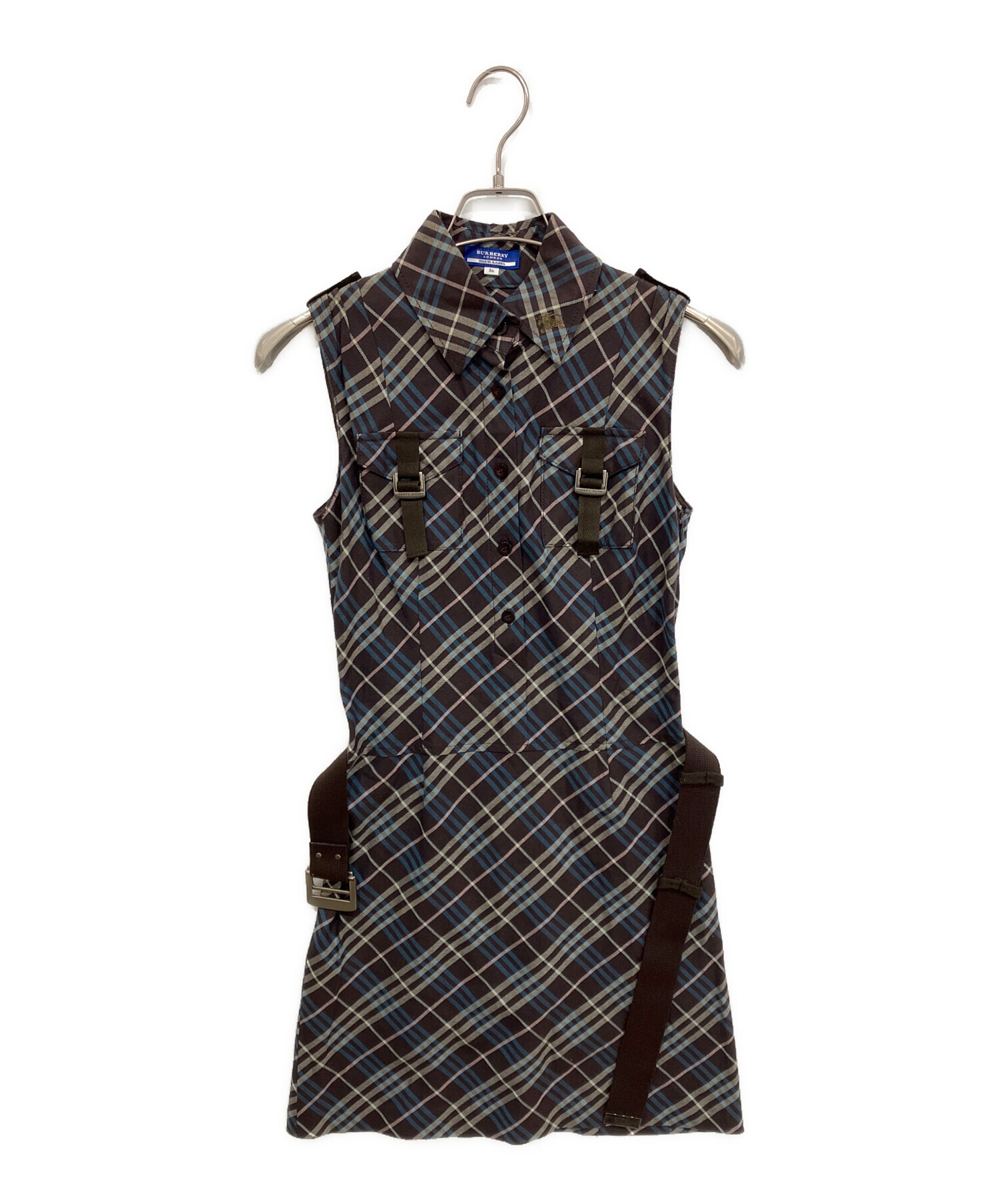 BURBERRY 6y116cm チェック柄 ノースリーブワンピース