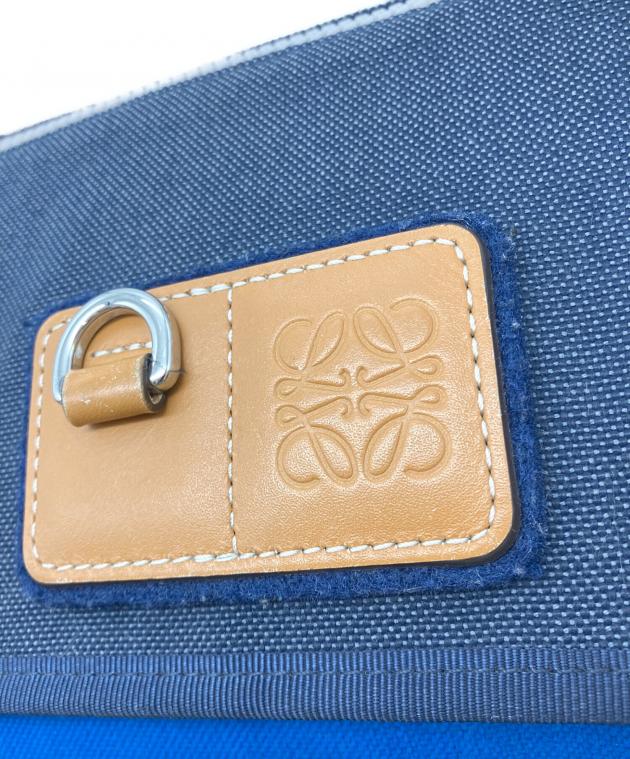 中古・古着通販】LOEWE (ロエベ) キャンバス メッセンジャーバッグ