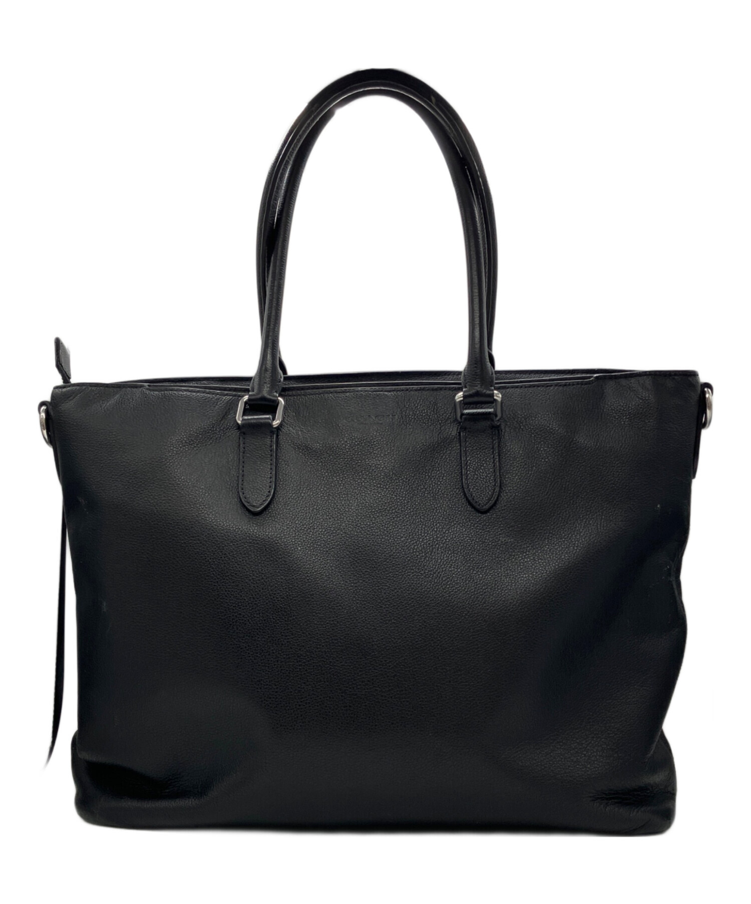 新品 未使用 COACH コーチ レザー ビジネスバッグ ブラック COACH