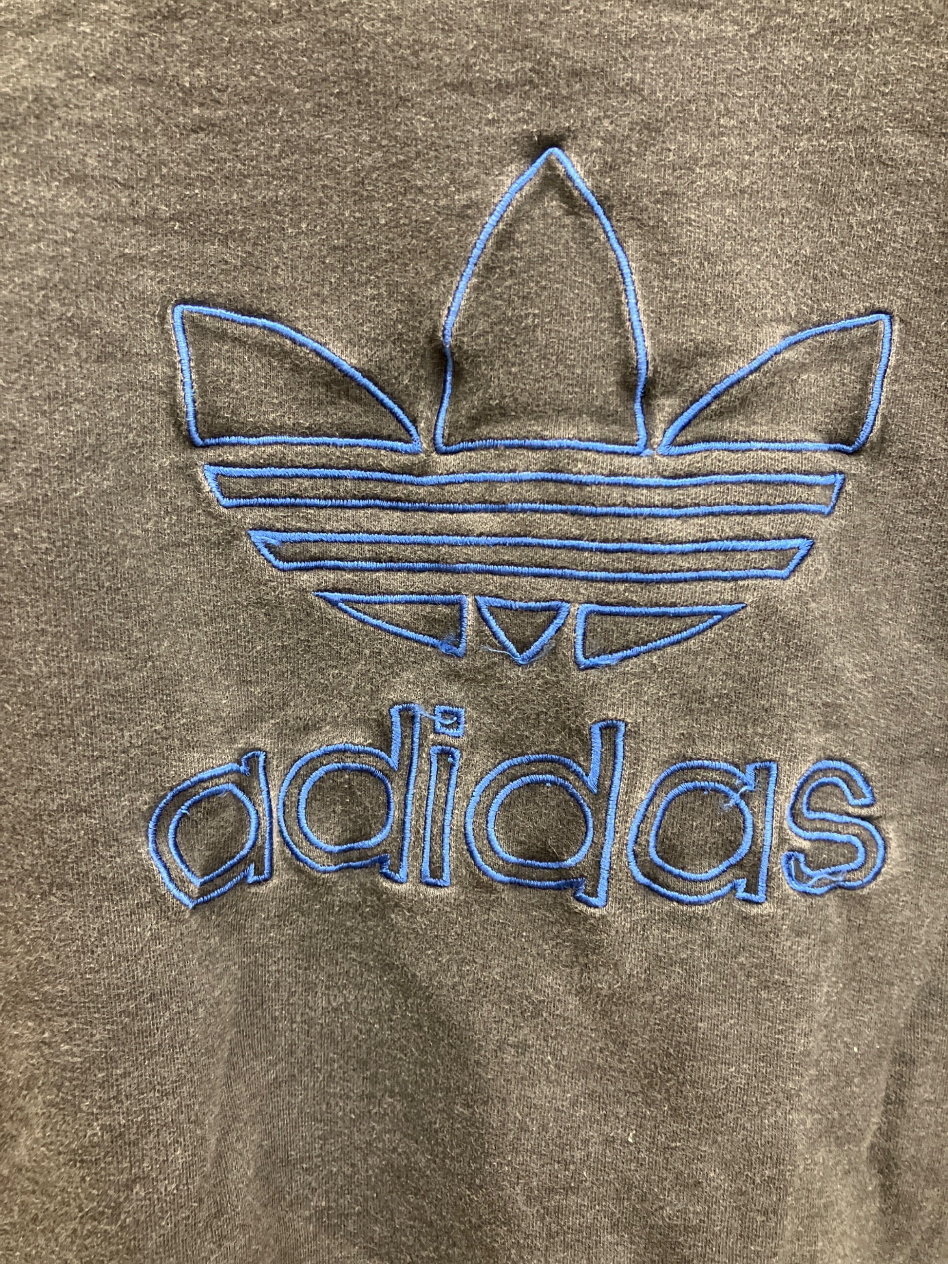 中古・古着通販】adidas (アディダス) 90S ロゴスウェット ブラック