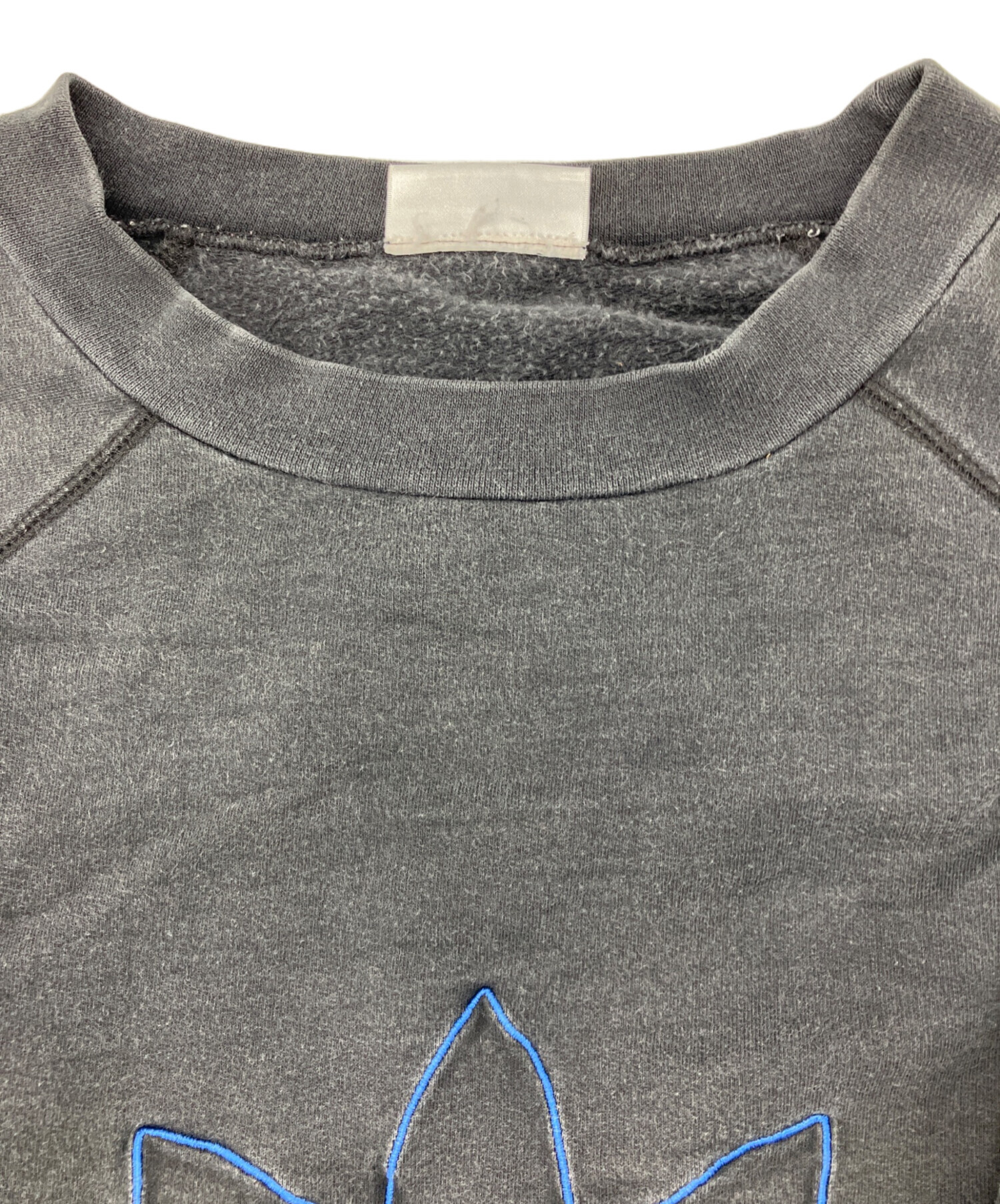 中古・古着通販】adidas (アディダス) 90S ロゴスウェット ブラック
