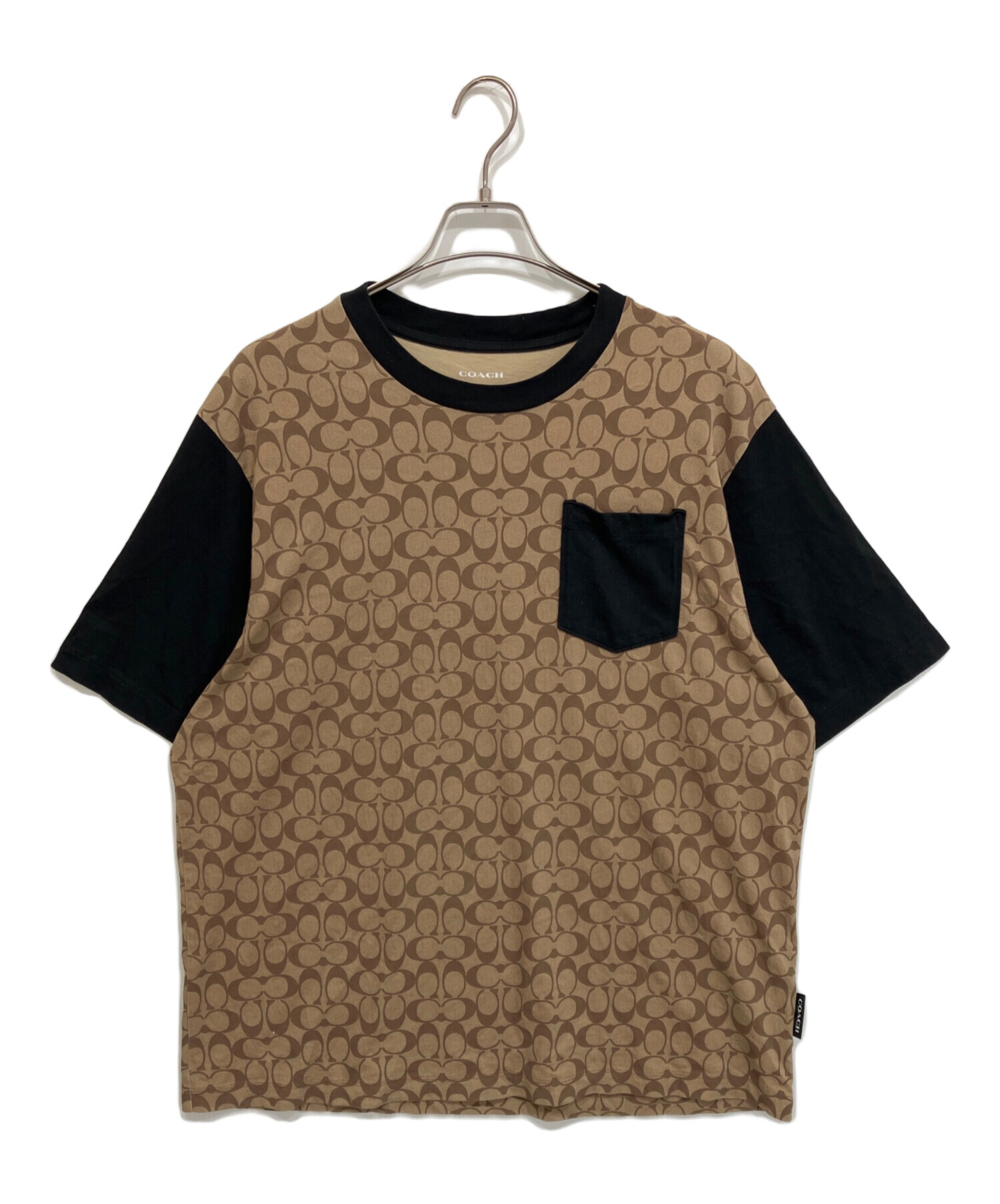 COACH - コーチ☆Tシャツ 中古・古着通販】COACH (コーチ) シグネチャーポケットTシャツ