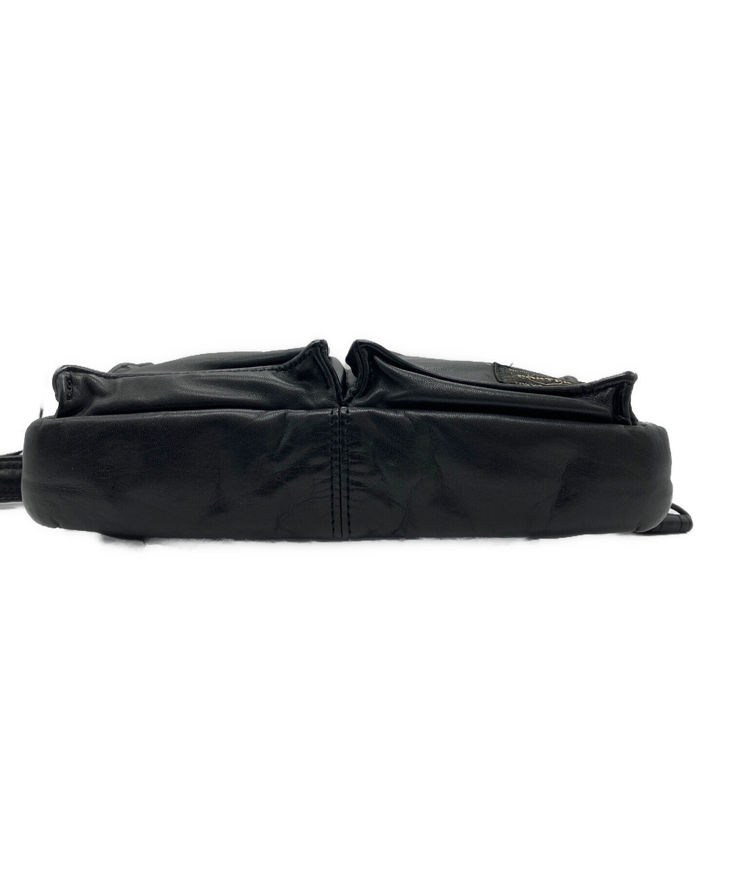 中古・古着通販】PORTER (ポーター) TANKER LEATHER SHOULDER BAG