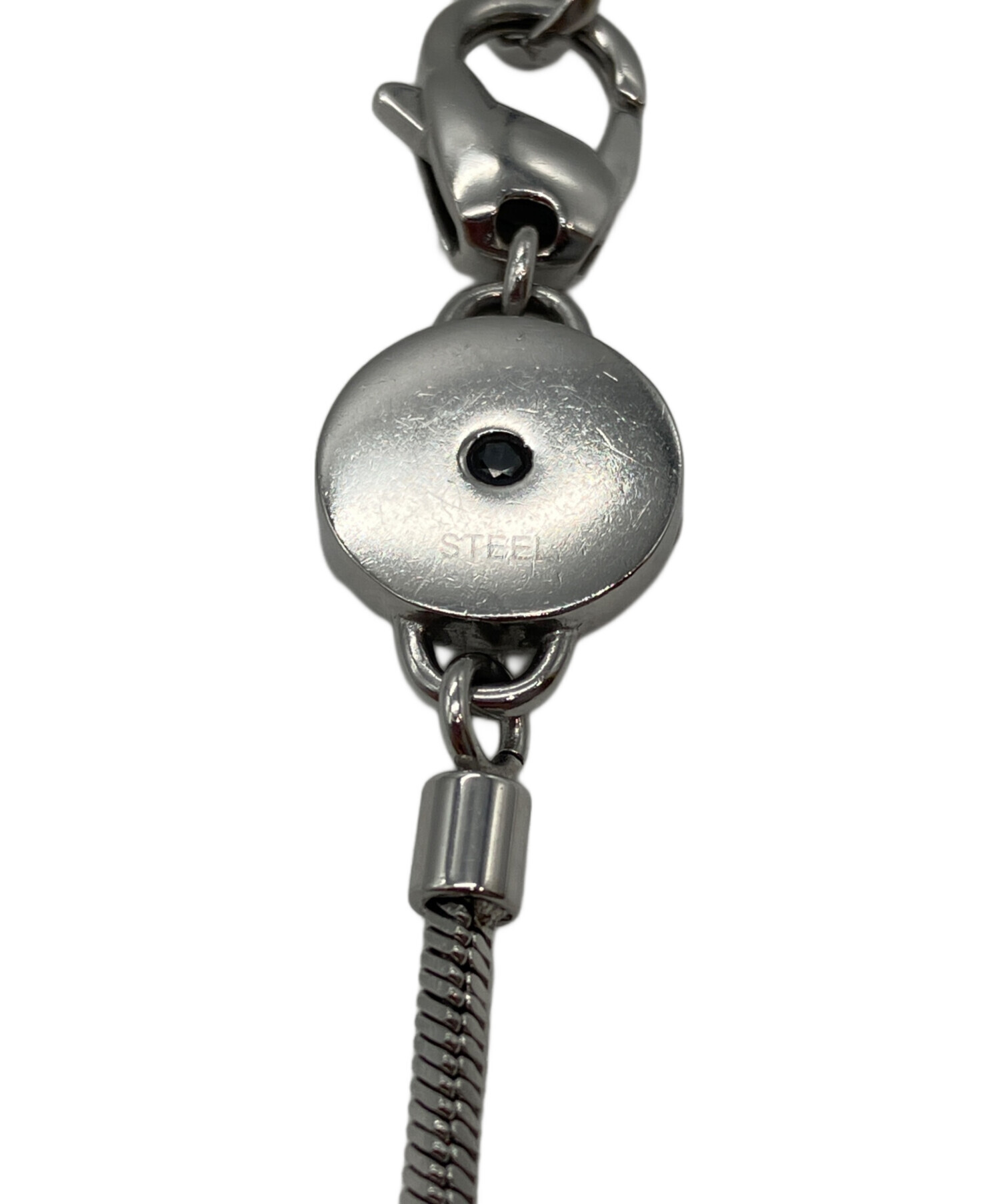 中古・古着通販】DIESEL (ディーゼル) Dロゴチャーム ネックレス