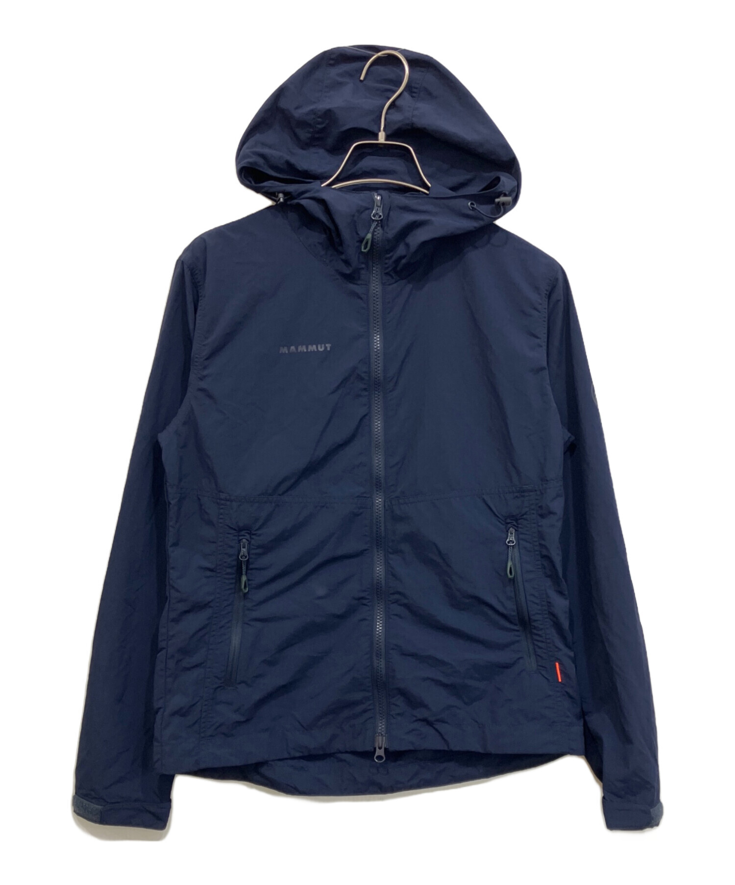 【美品】MAMMUT マムートネイビー パッカブル　ナイロンジャケット 中古・古着通販】MAMMUT (マムート) Hiking WB Hooded Jacket ネイビー