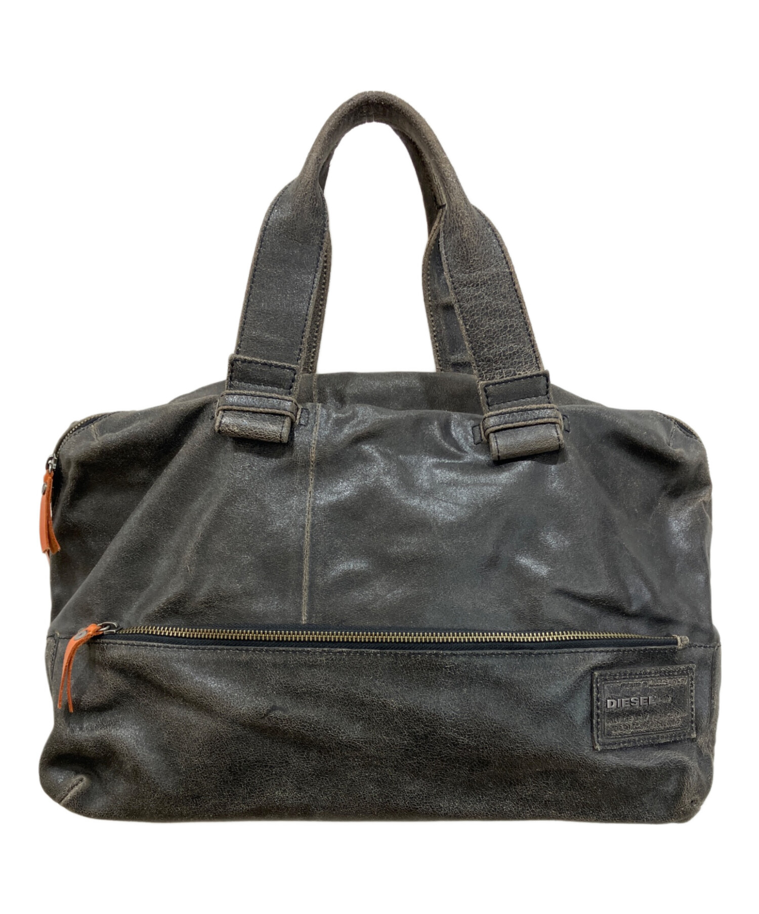 y2k グランジ DIESEL ボストンバッグ お兄系 平成 中古・古着通販】DIESEL (ディーゼル) クラック加工2WAY ボストン