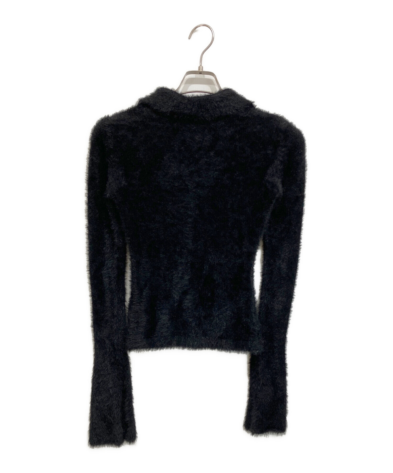 トップス S logo fluffy bare tops THEREDTHREAD 中古・古着通販】THEREDTHREAD (ザレッドスレッド) S fluffy knit tops