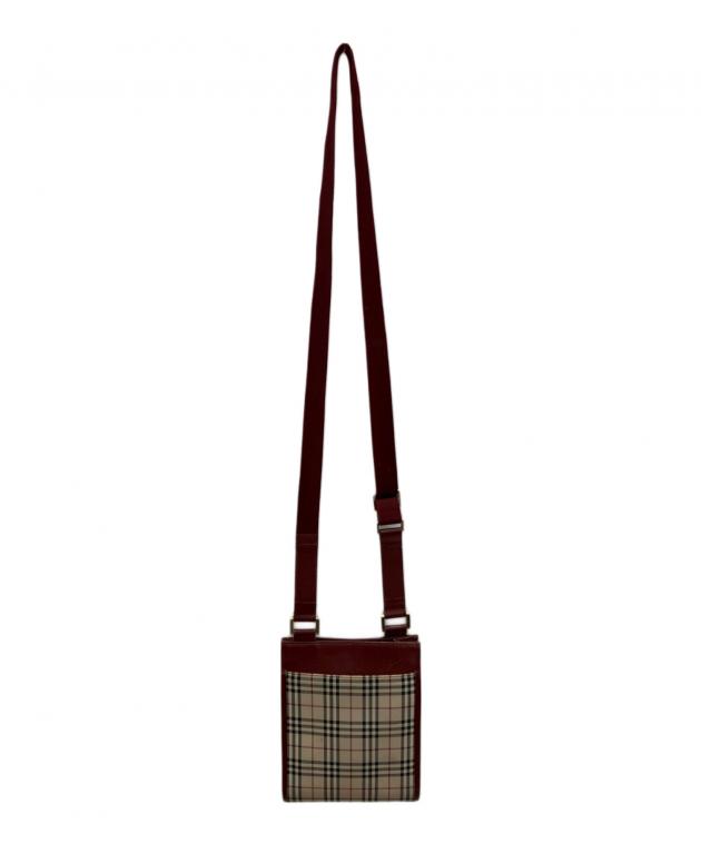 中古・古着通販】BURBERRY (バーバリー) ノバチェックショルダーバッグ
