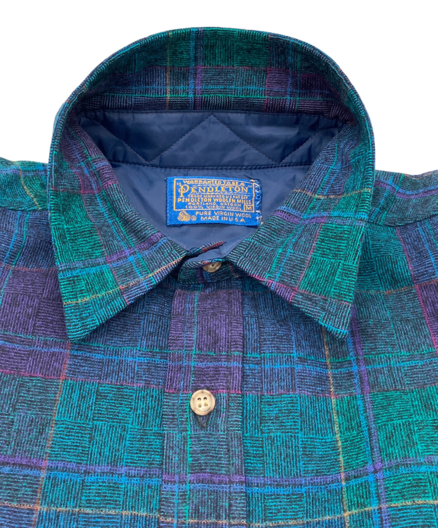 中古・古着通販】PENDLETON (ペンドルトン) 70S 長袖チェックシャツ
