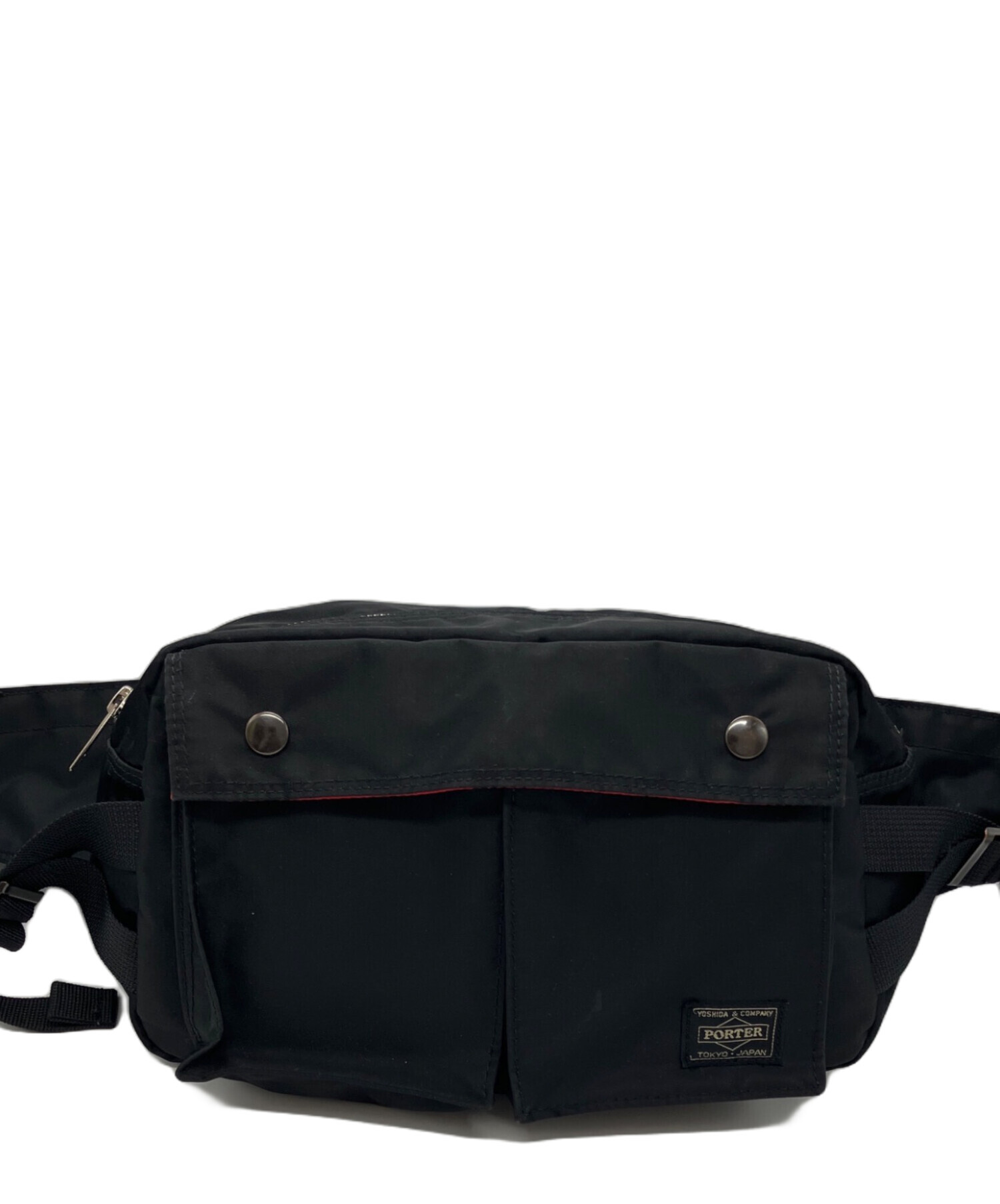 中古・古着通販】PORTER (ポーター) L-fine ウエストバッグ S ブラック